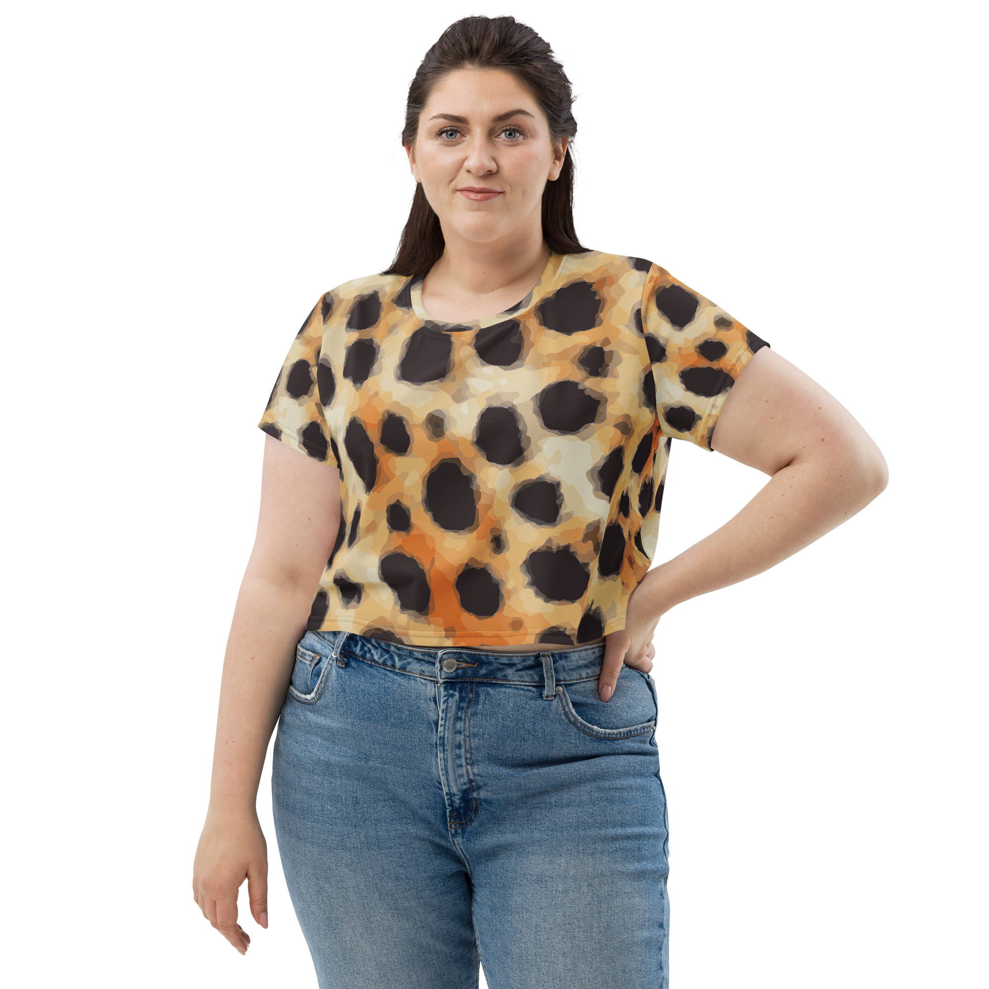 All-Over Print Crop Tee