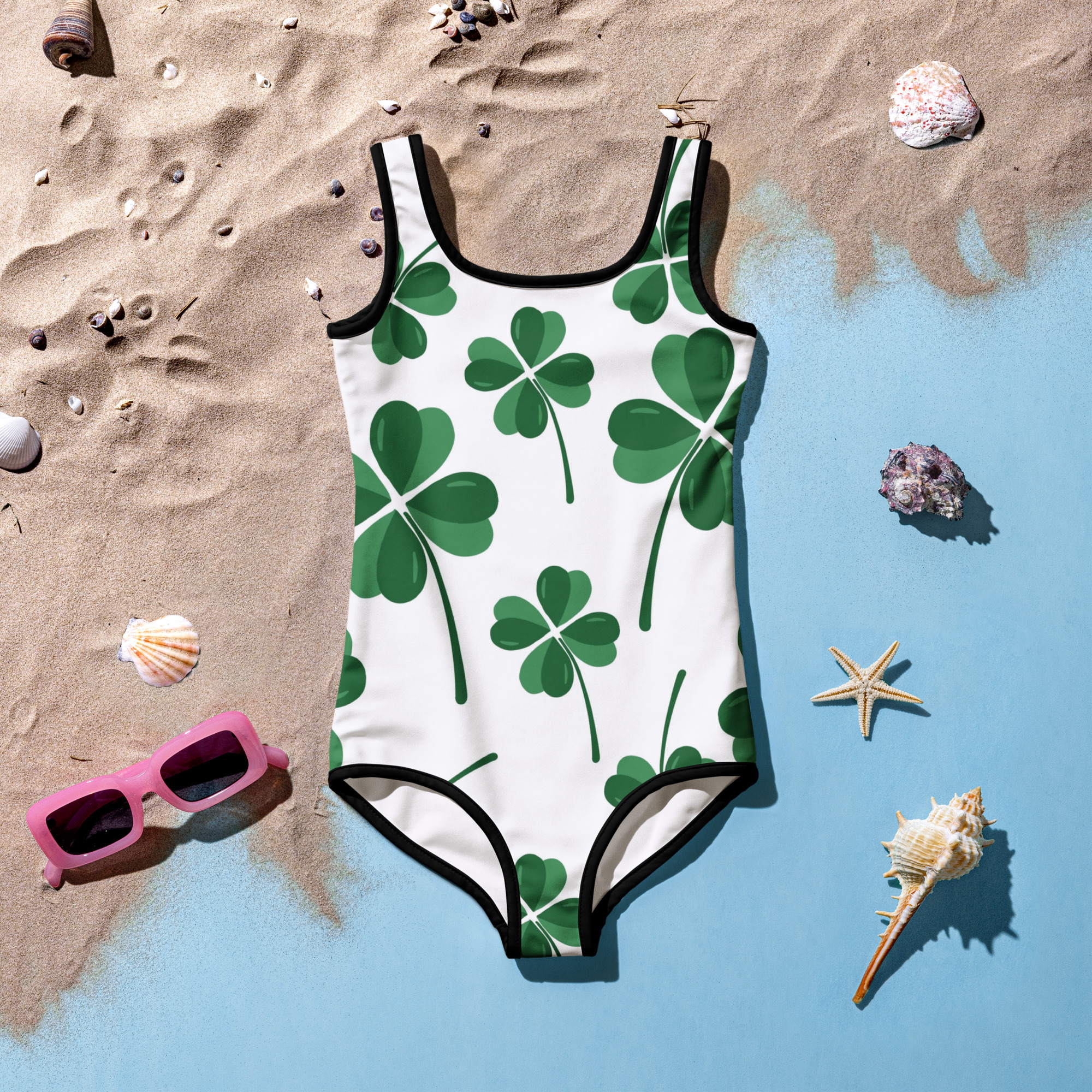 All-Over Print Kids Swimsuit - Image 4