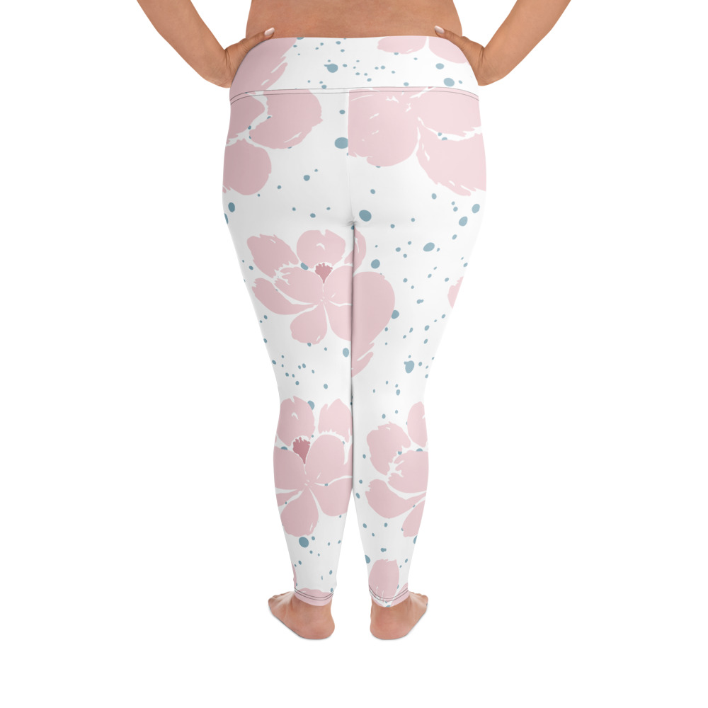 All-Over Print Plus Size Leggings - Image 7