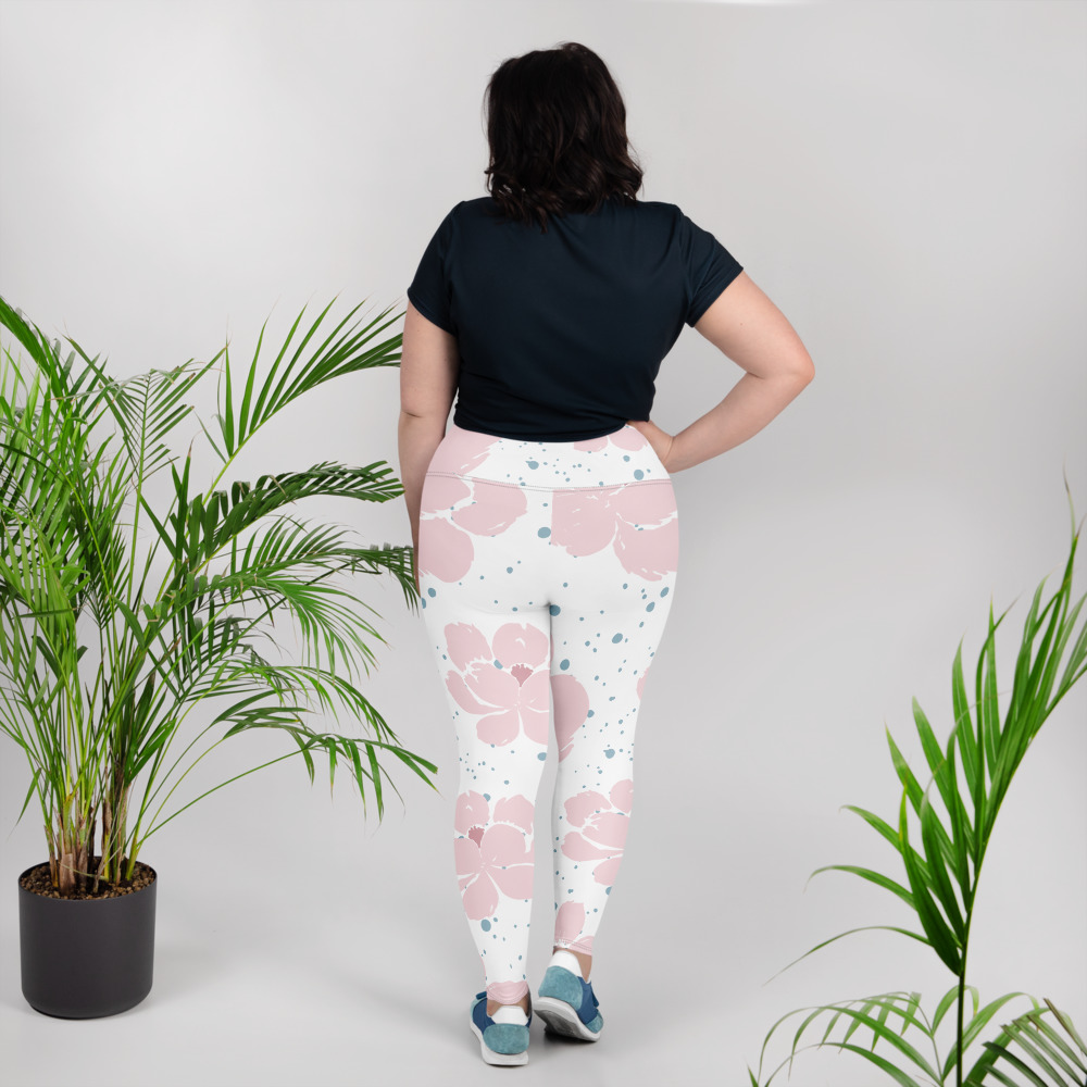 All-Over Print Plus Size Leggings - Image 19
