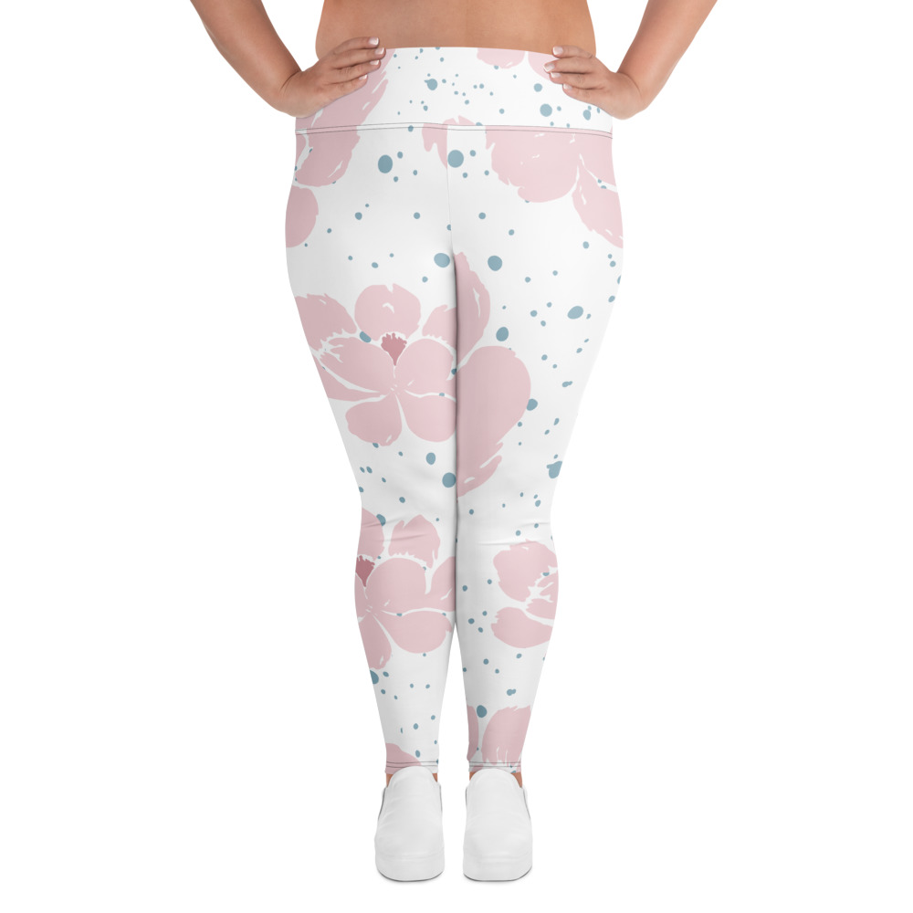 All-Over Print Plus Size Leggings - Image 13