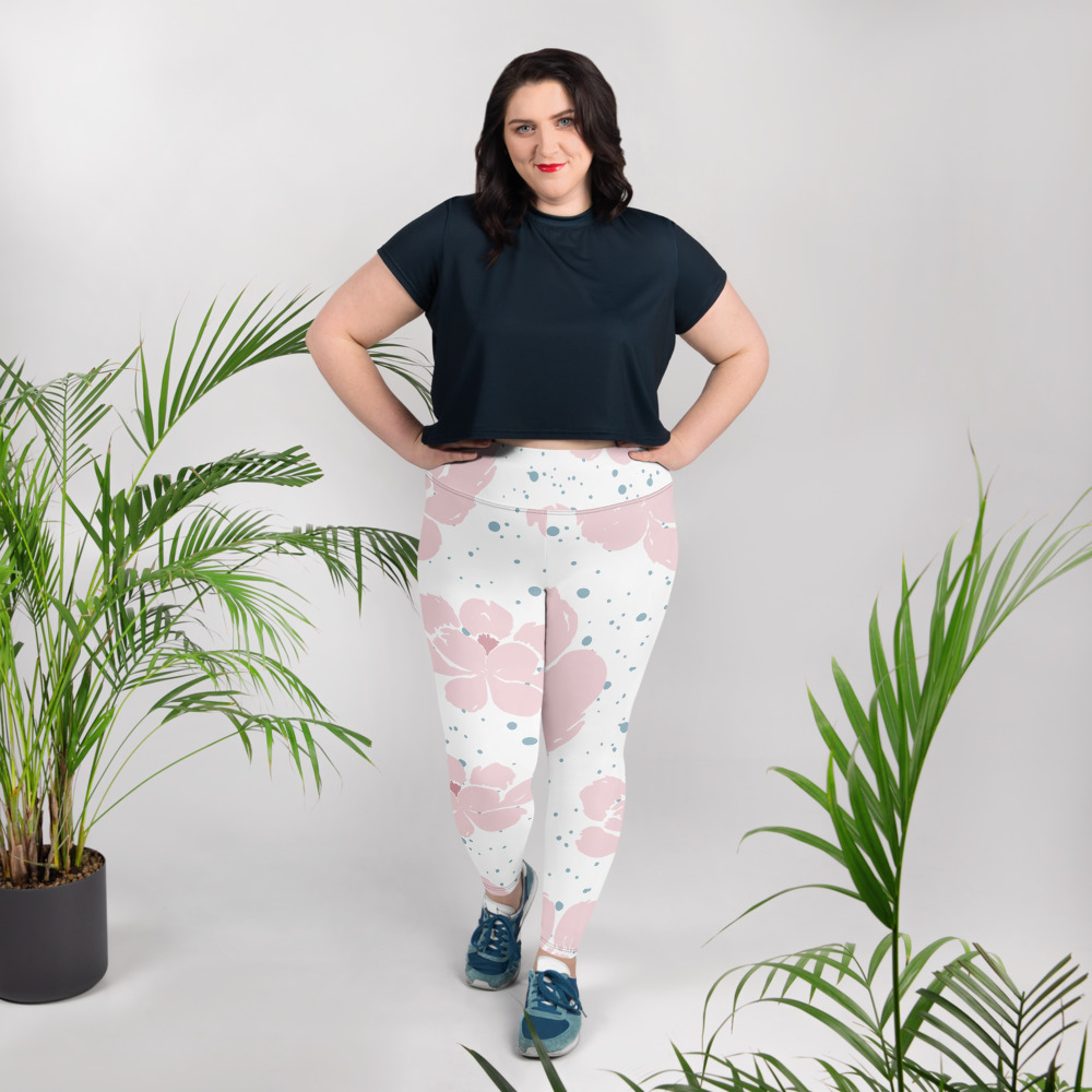 All-Over Print Plus Size Leggings - Image 18