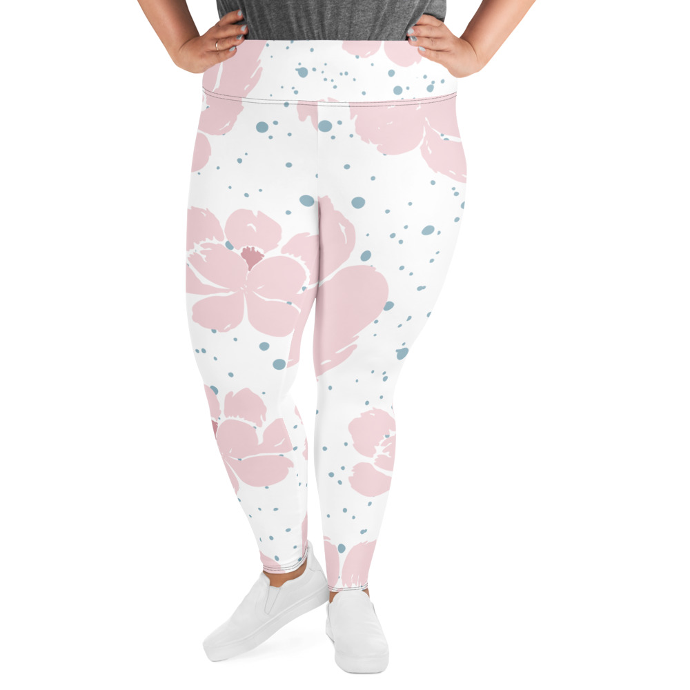 All-Over Print Plus Size Leggings - Image 16