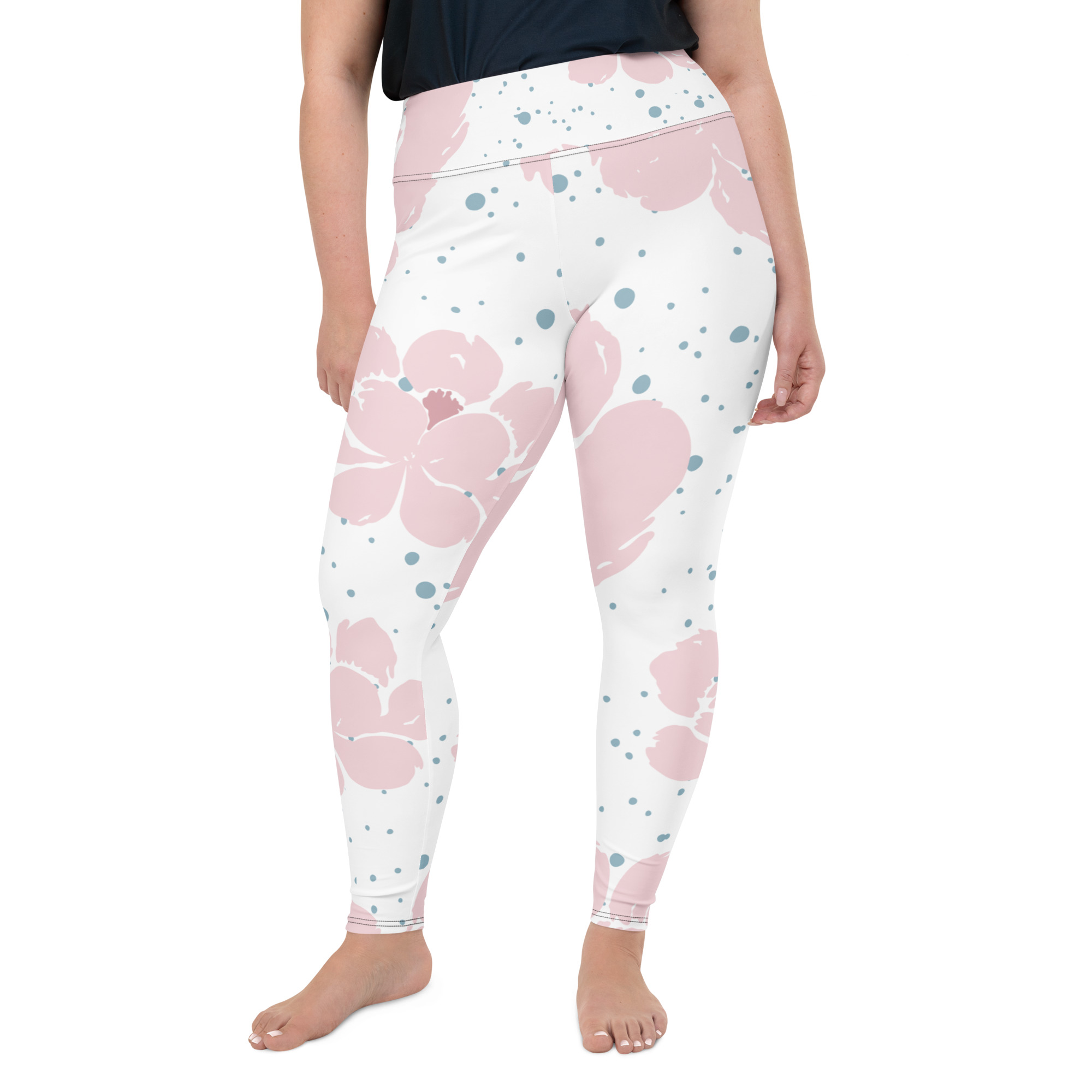 All-Over Print Plus Size Leggings - Image 21