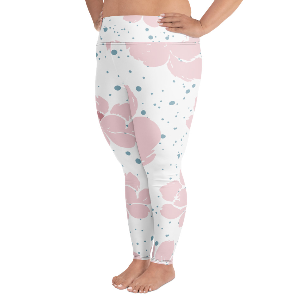 All-Over Print Plus Size Leggings - Image 9