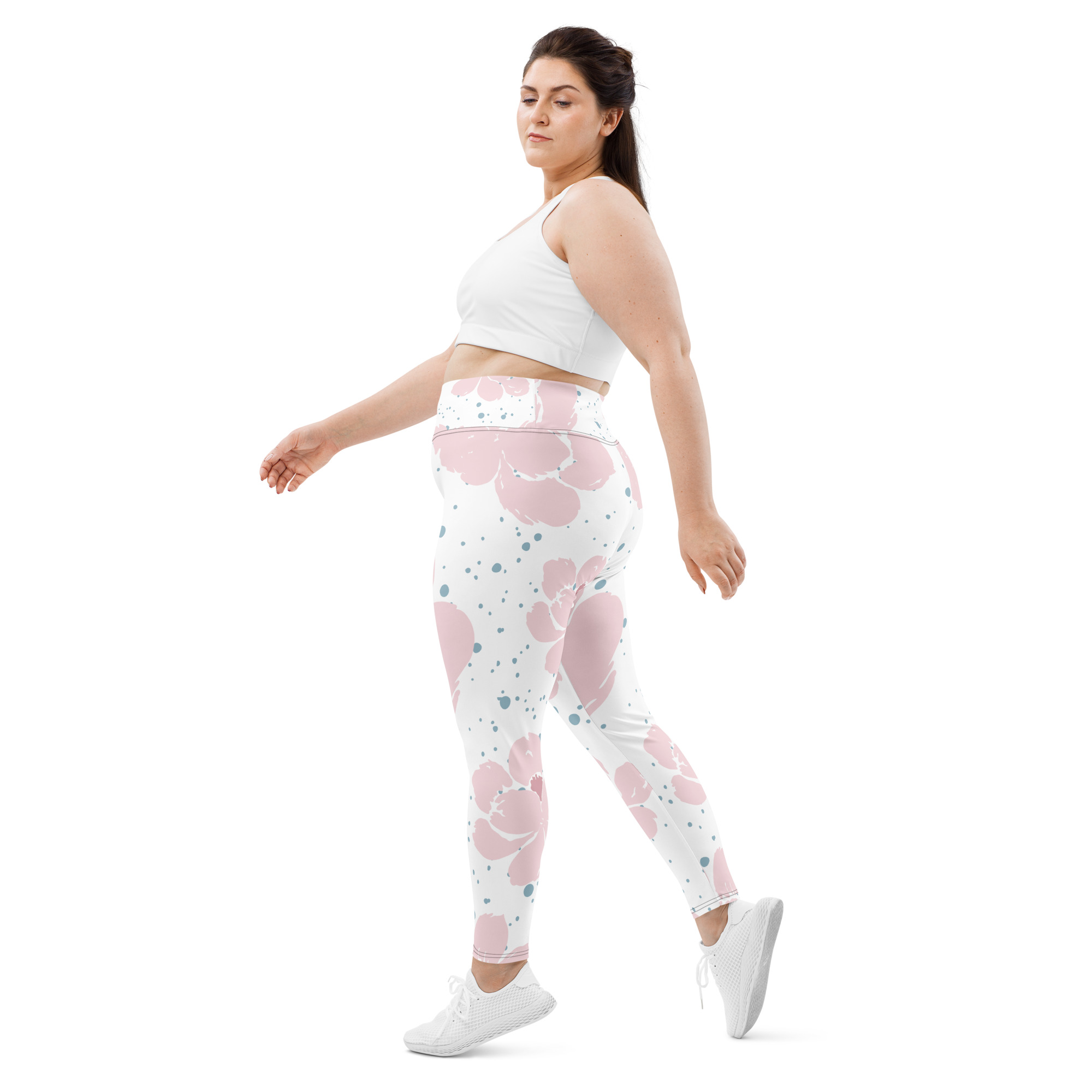 All-Over Print Plus Size Leggings - Image 3