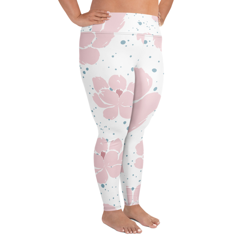 All-Over Print Plus Size Leggings - Image 8