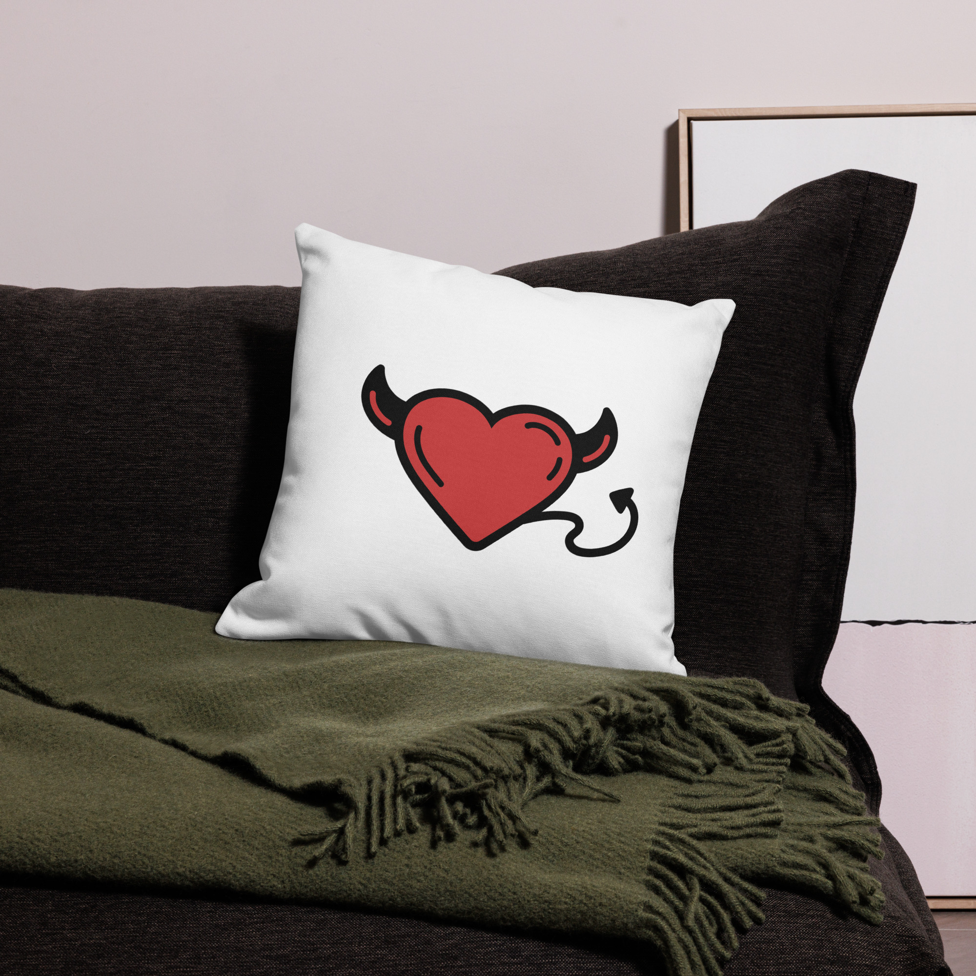 Devil Heart Pillow - Image 2