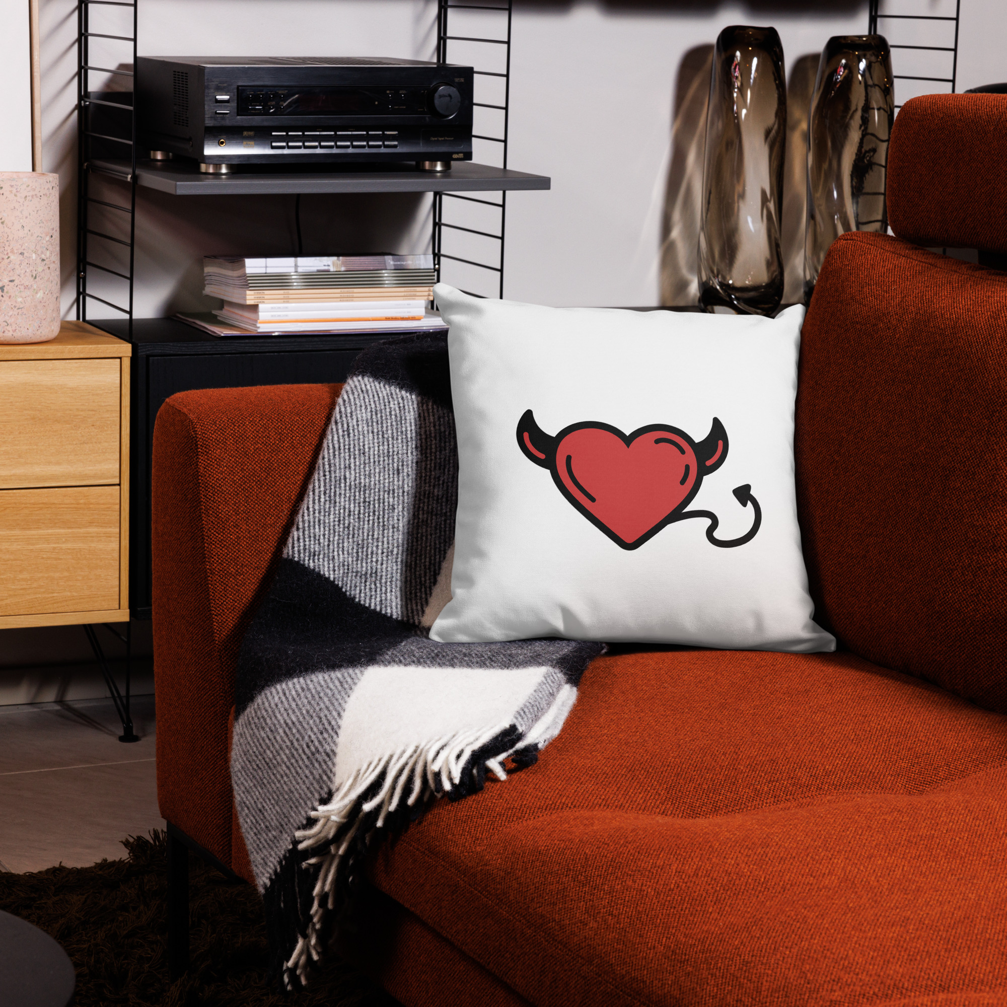 Devil Heart Pillow - Image 5