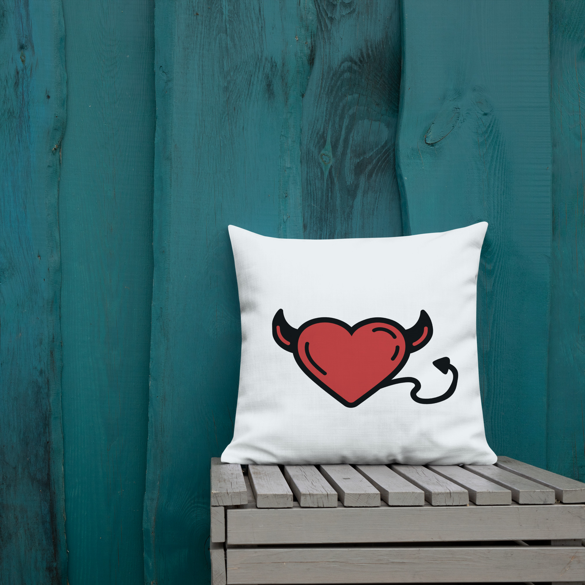 Devil Heart Pillow - Image 8