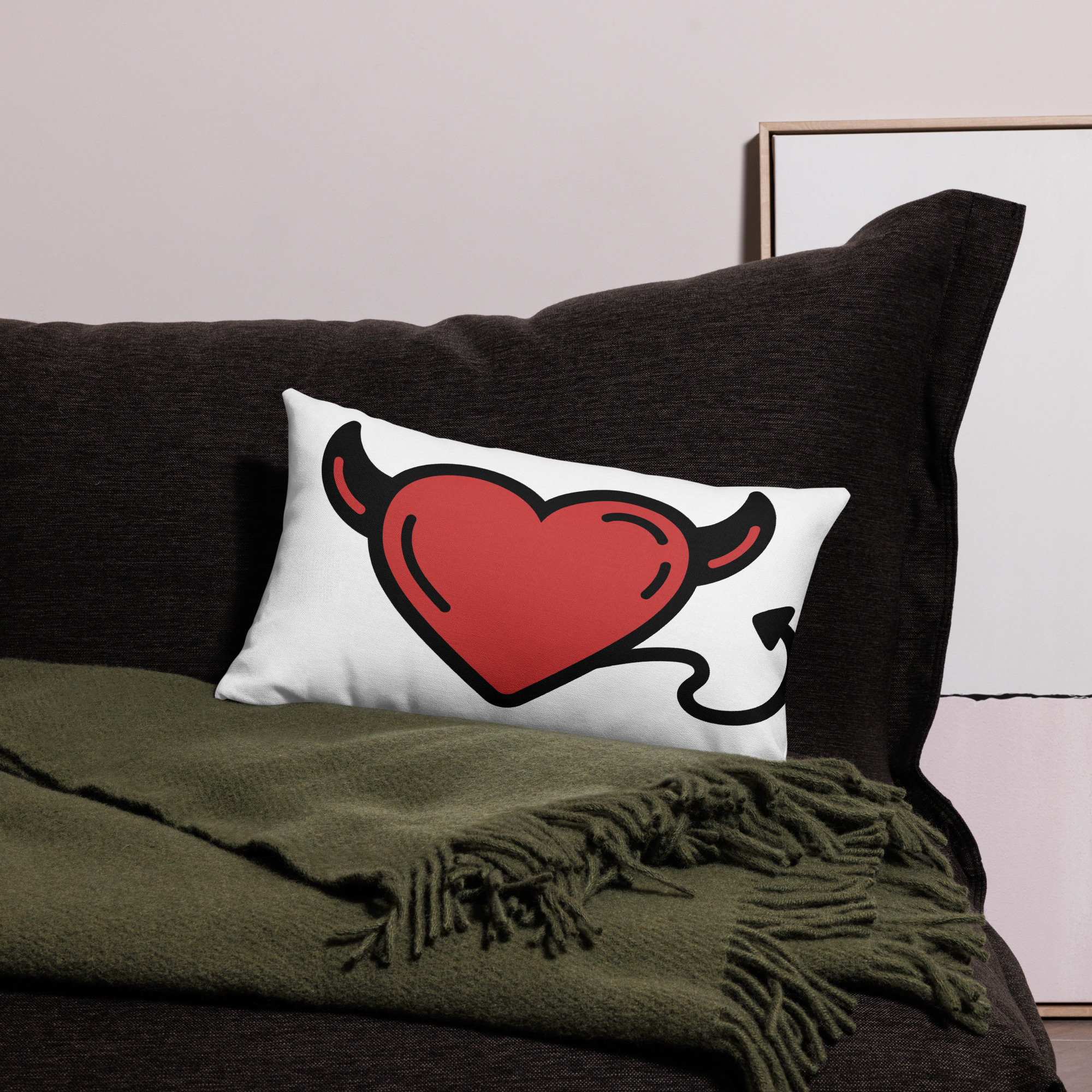 Devil Heart Pillow - Image 3