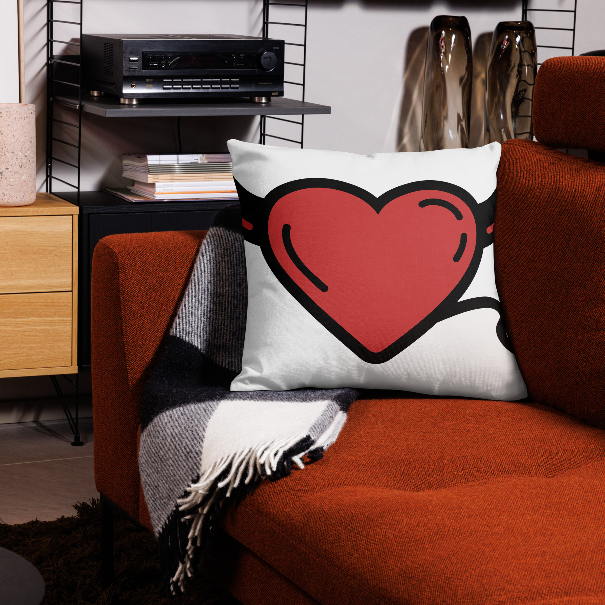 Devil Heart Pillow - Image 6