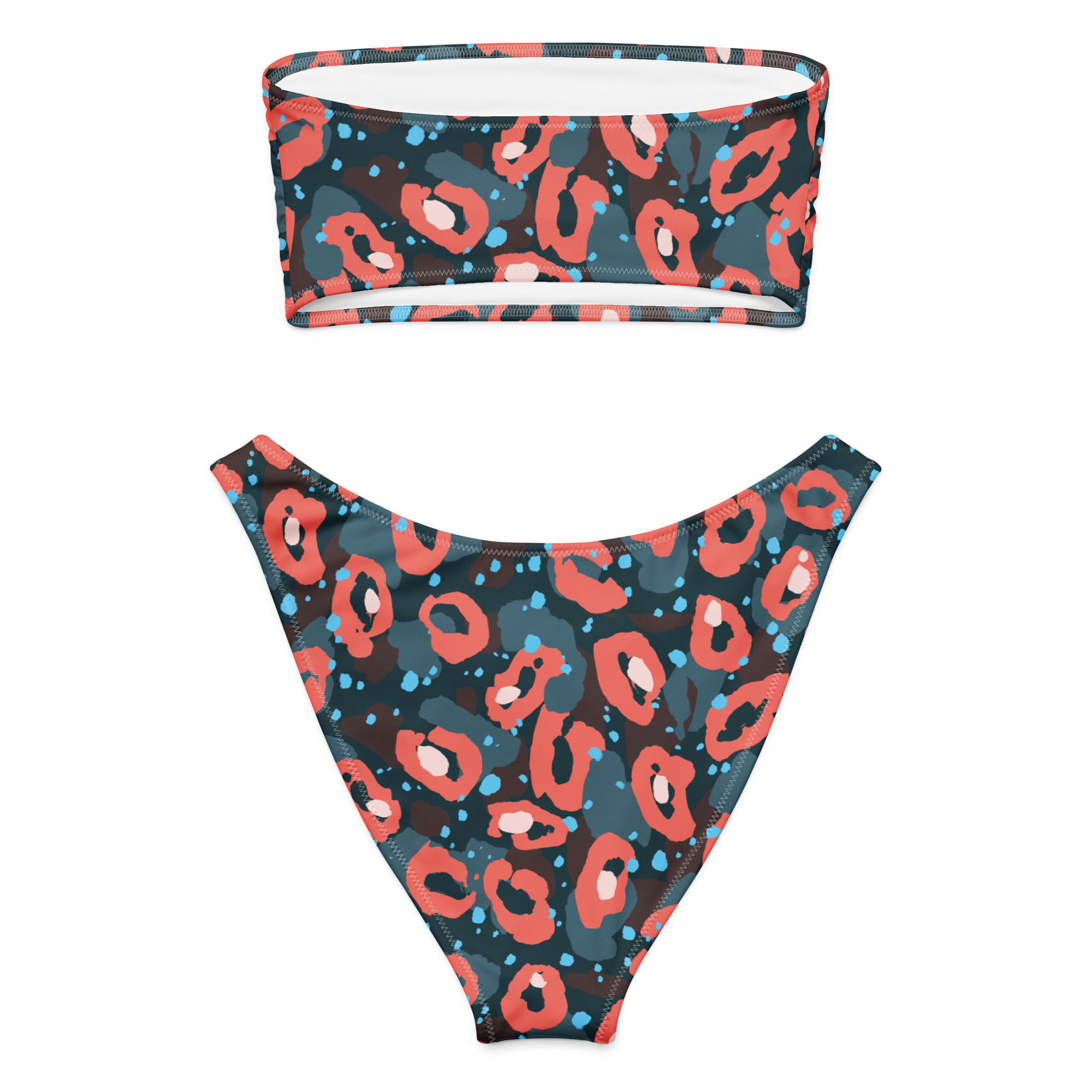 Recycled bandeau bikini - Image 2