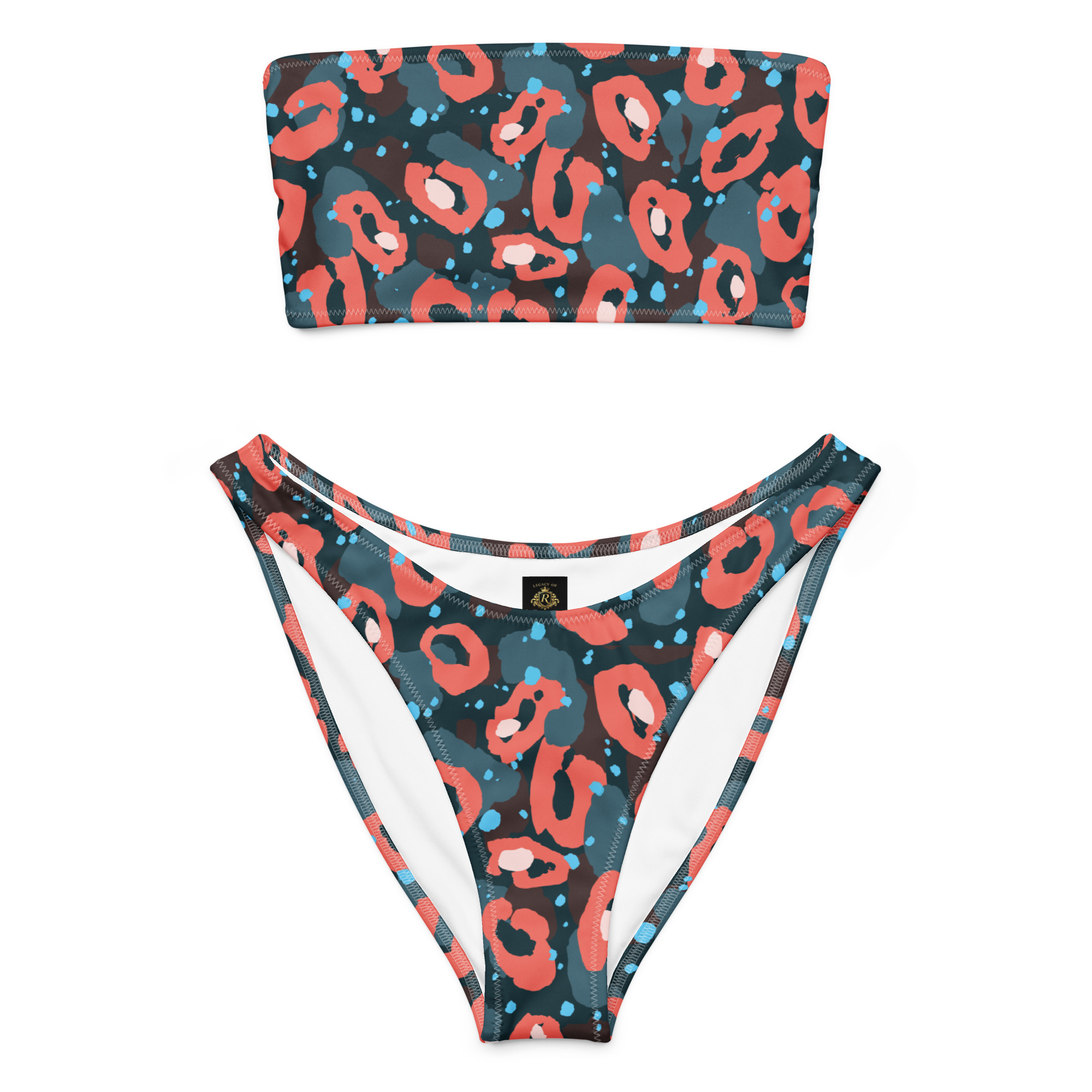 Recycled bandeau bikini
