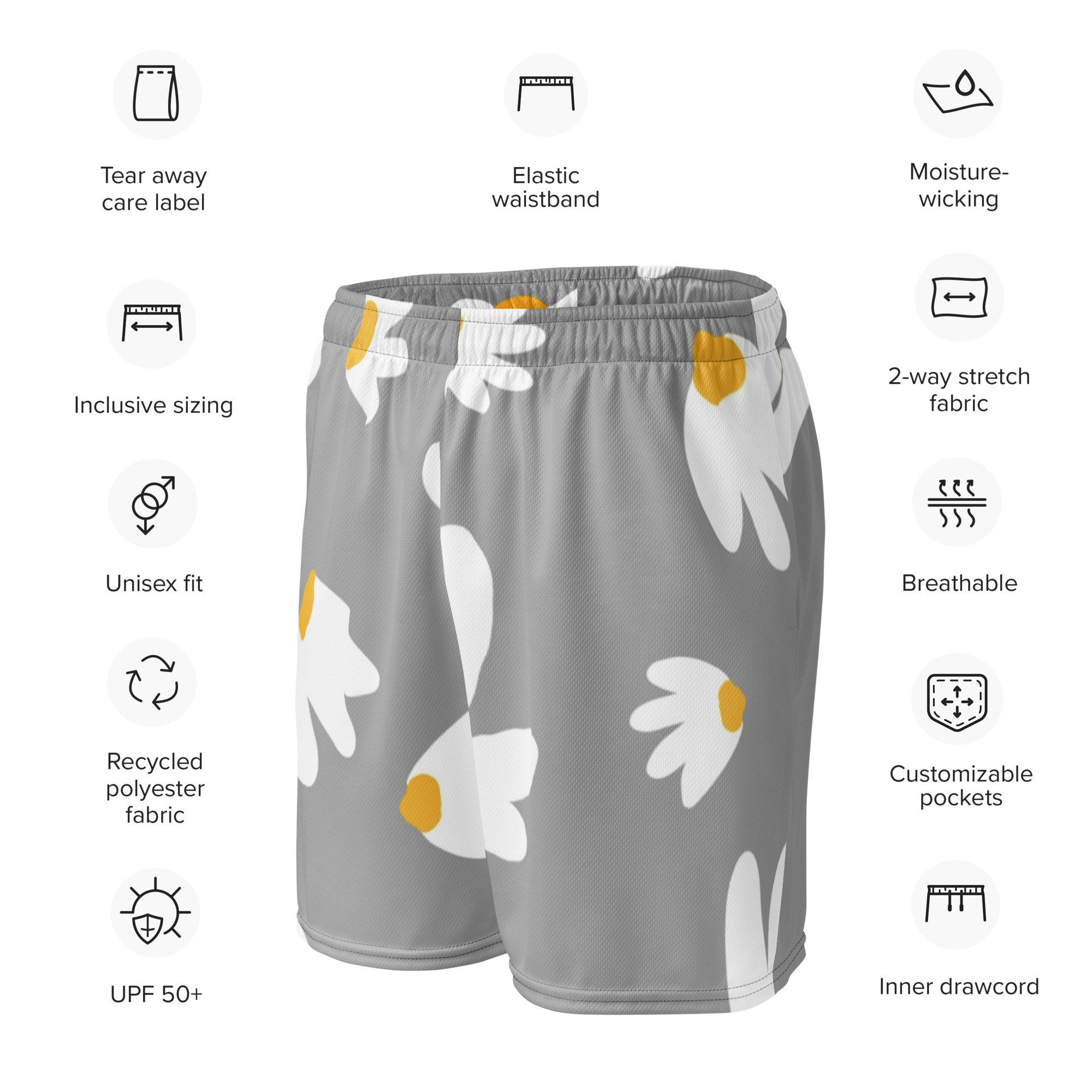 Unisex mesh shorts - Image 10
