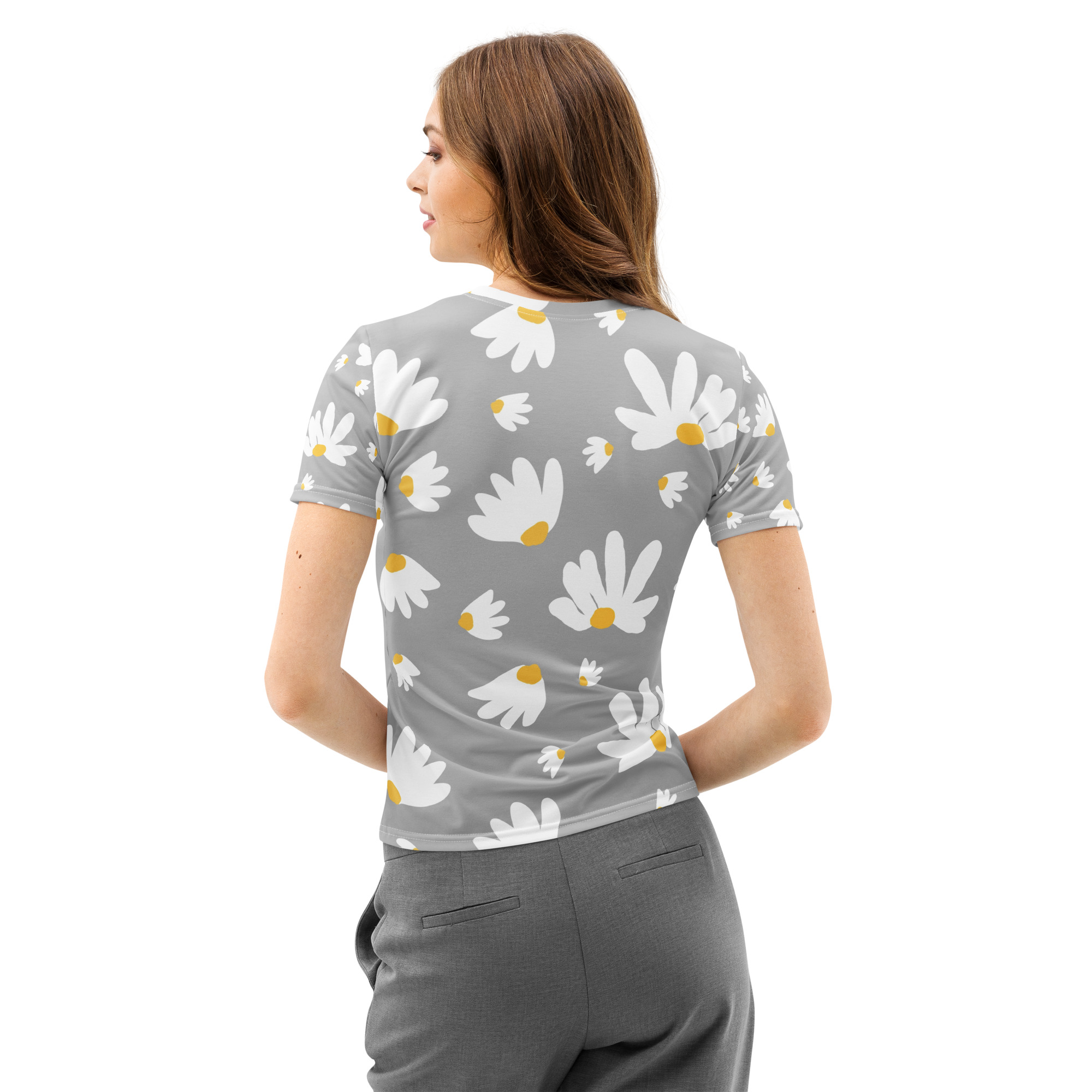 Women’s cotton crew neck t-shirt - Image 2
