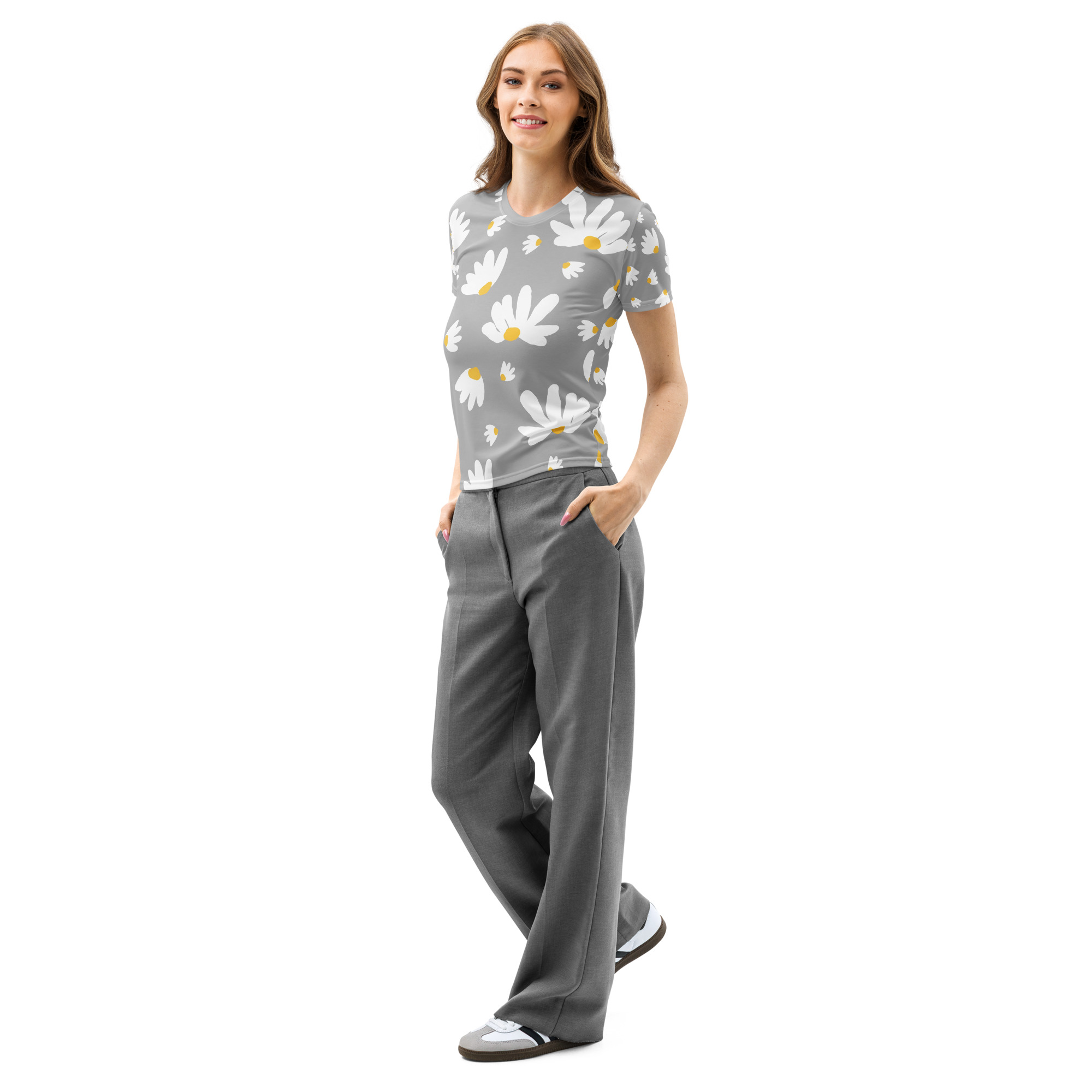 Women’s cotton crew neck t-shirt - Image 3