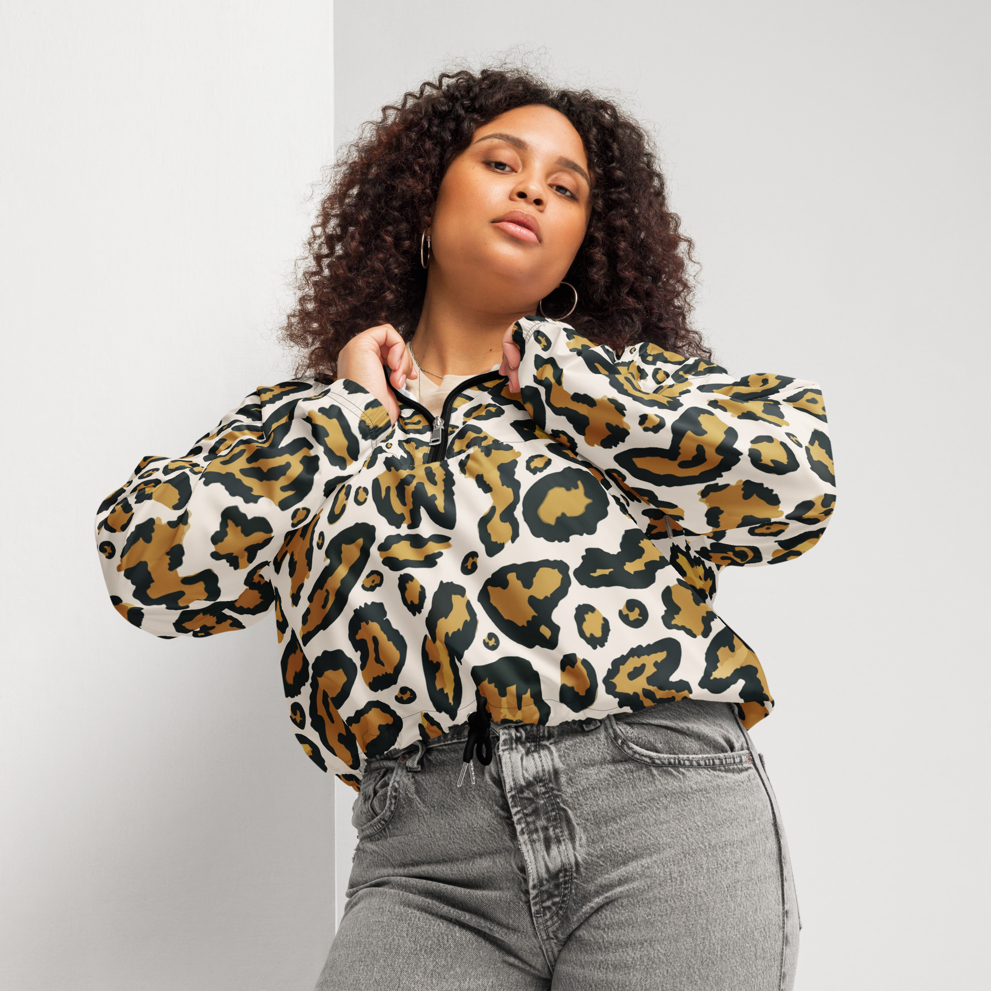 Women’s cropped windbreaker - Image 6