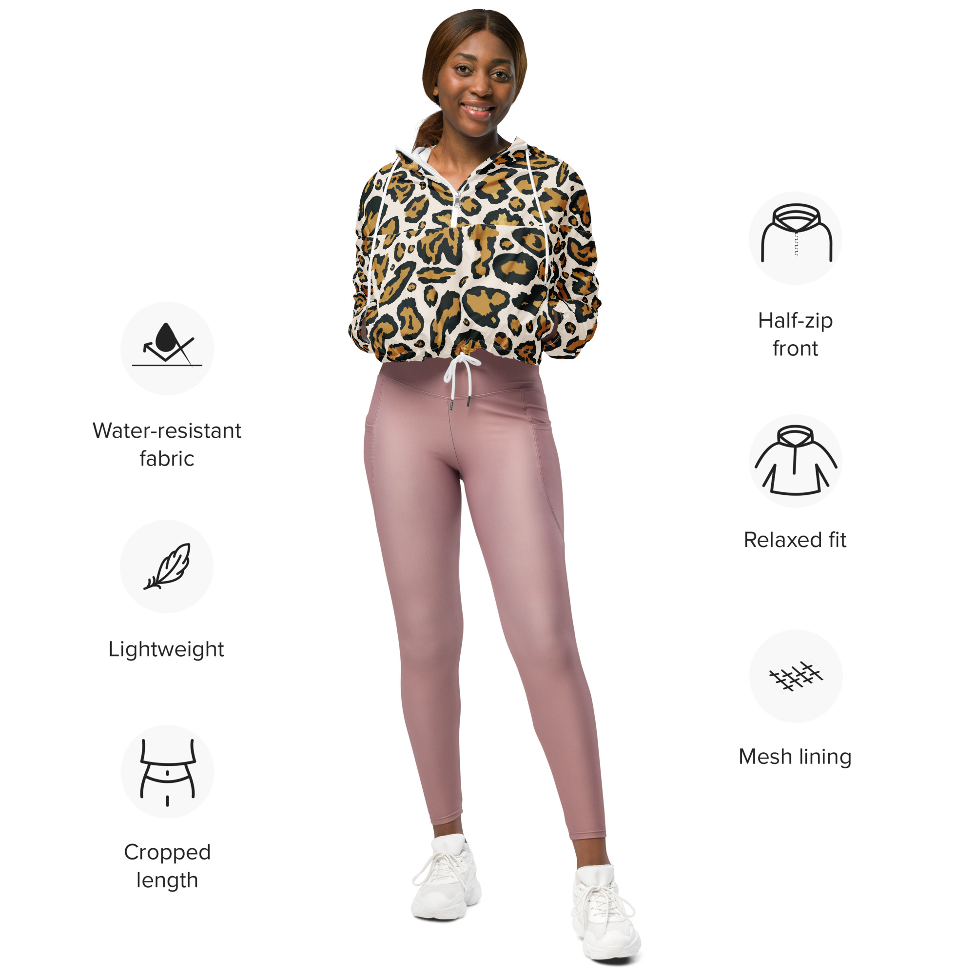 Women’s cropped windbreaker - Image 5