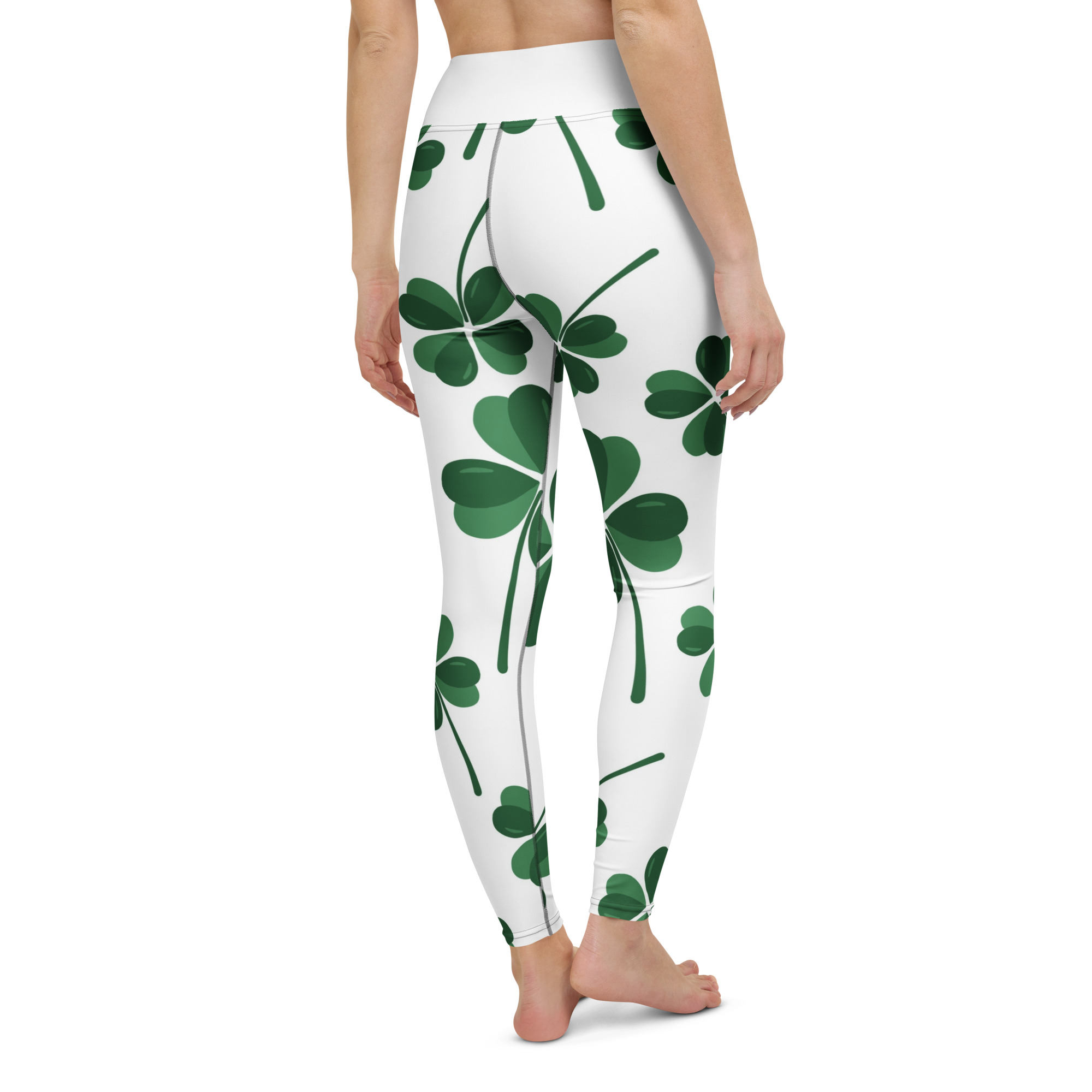 Green Leaves Leggings - Image 8