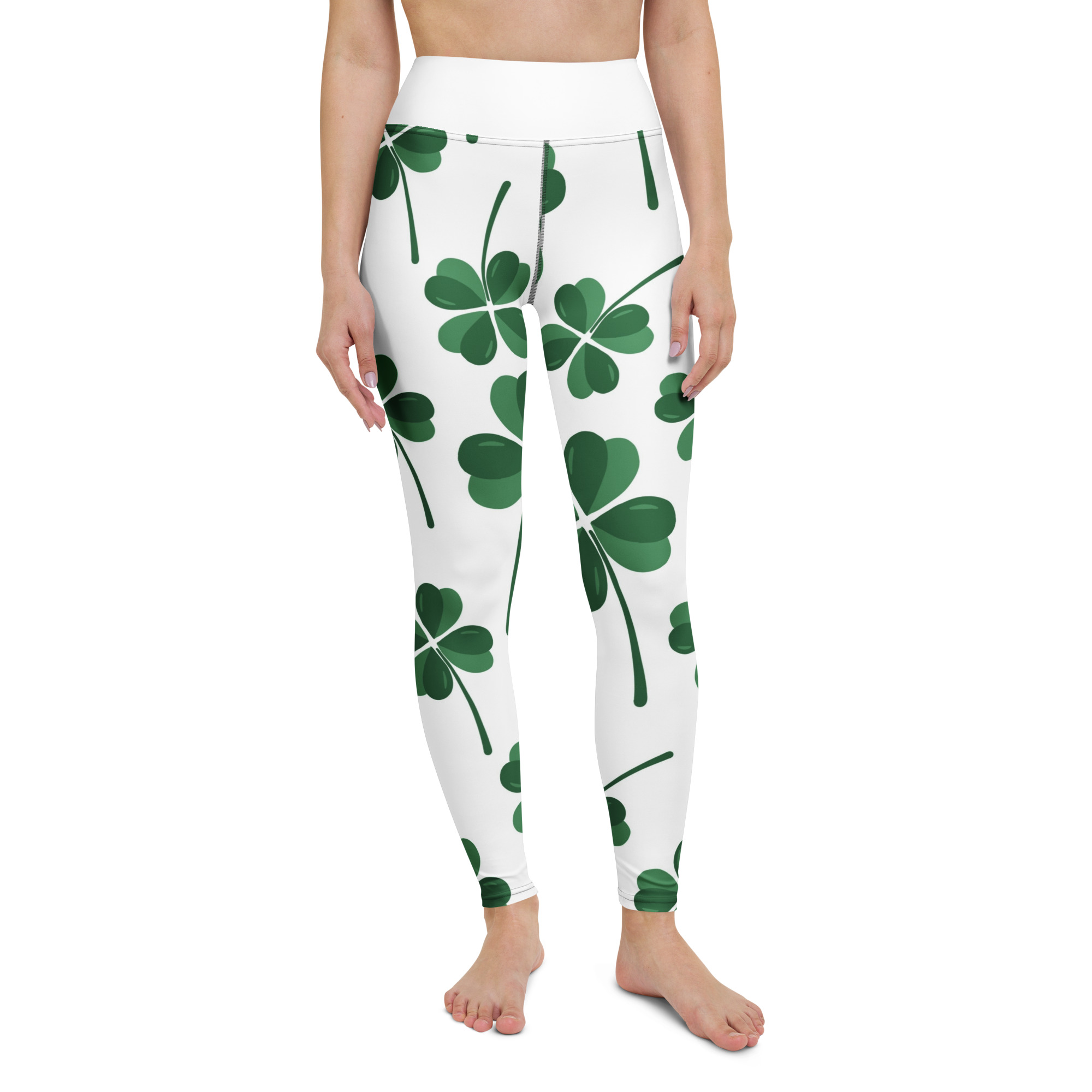 Green Leaves Leggings - Image 7