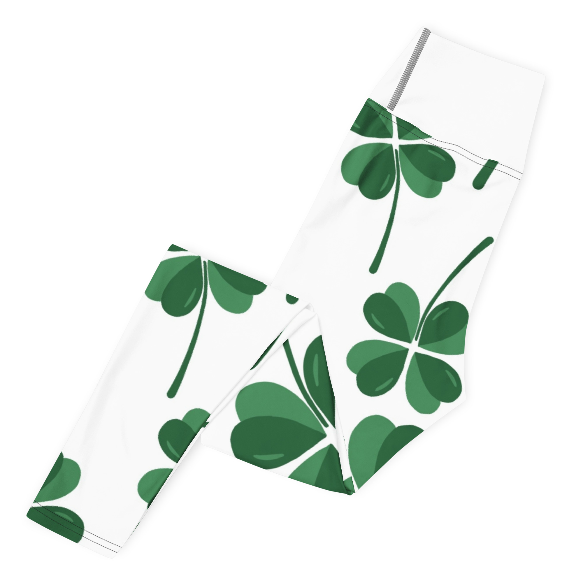 Green Leaves Leggings - Image 4