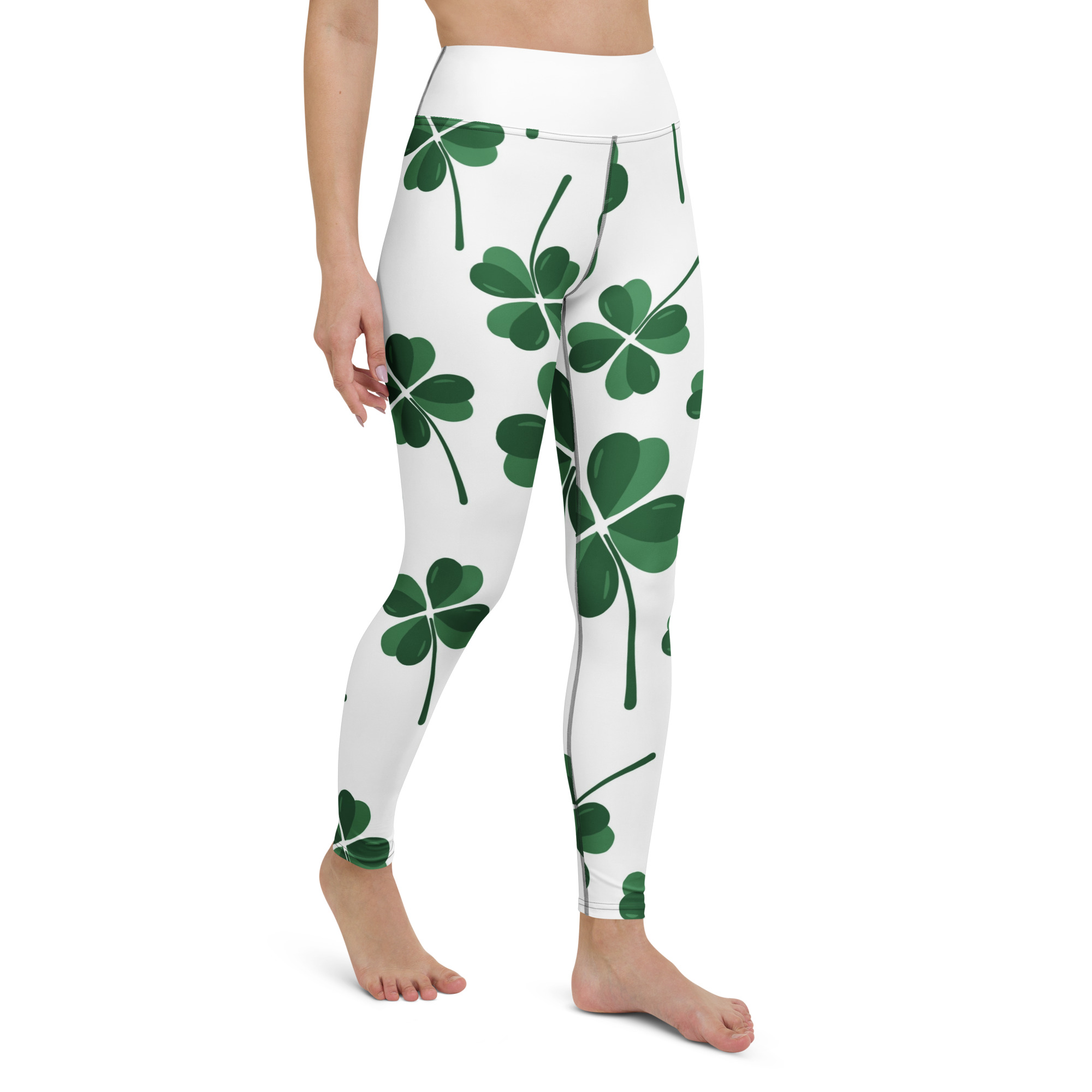 Green Leaves Leggings - Image 11