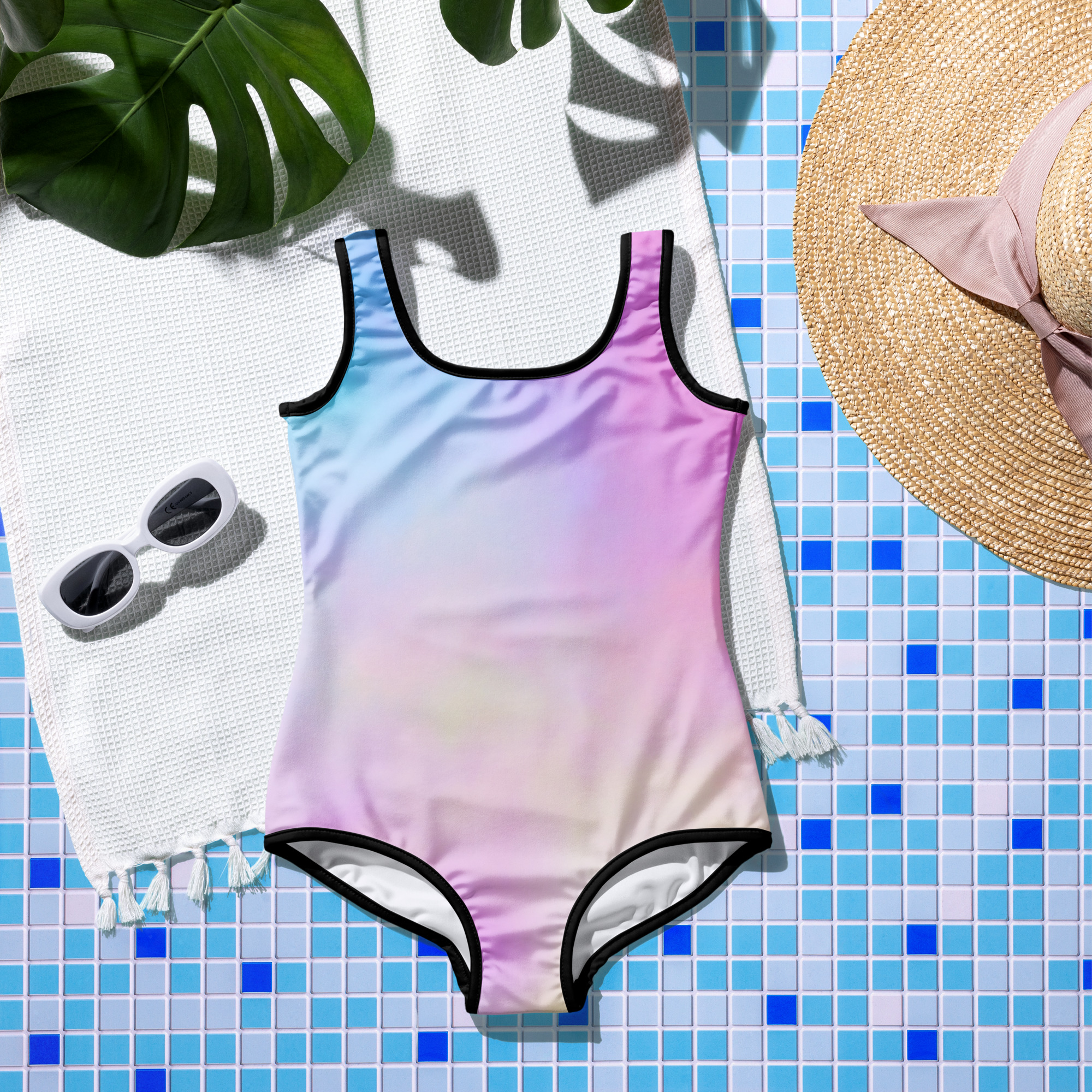 All-Over Print Youth Swimsuit - Image 4