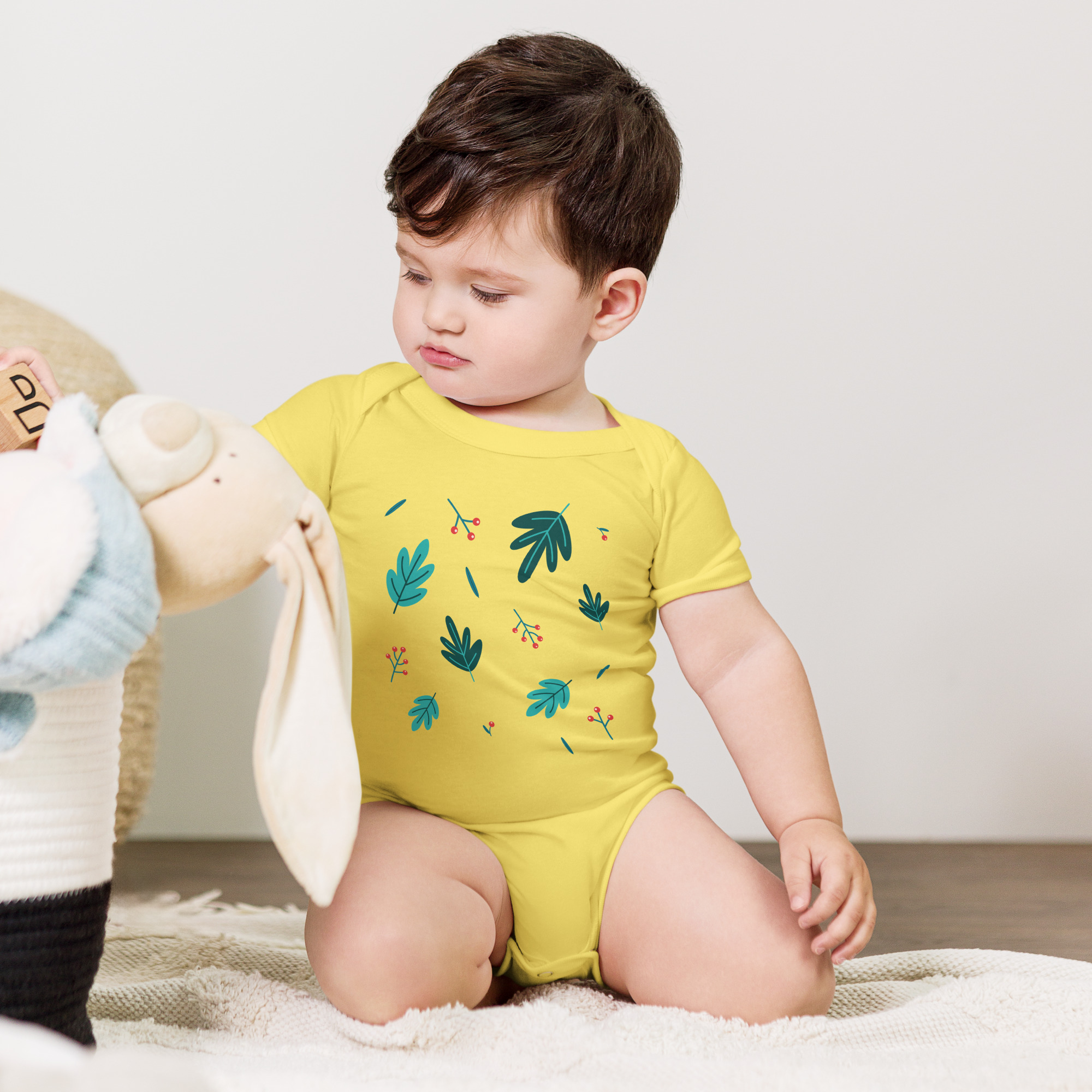 Baby short sleeve one piece - Image 4