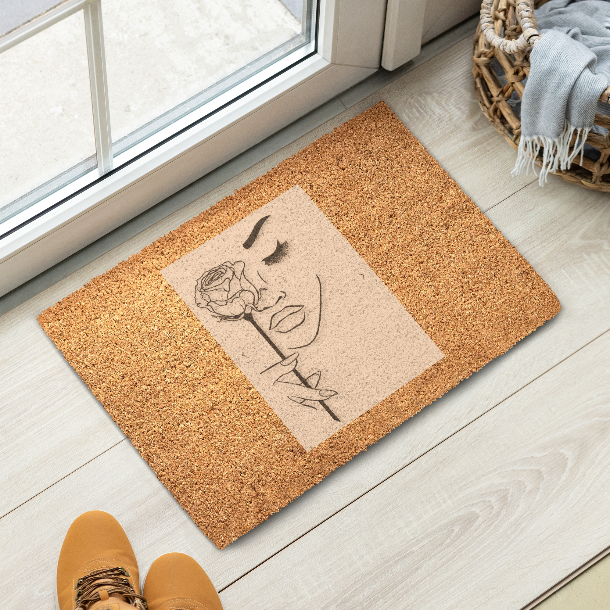 Dead Woman Rose Doormat - Image 3