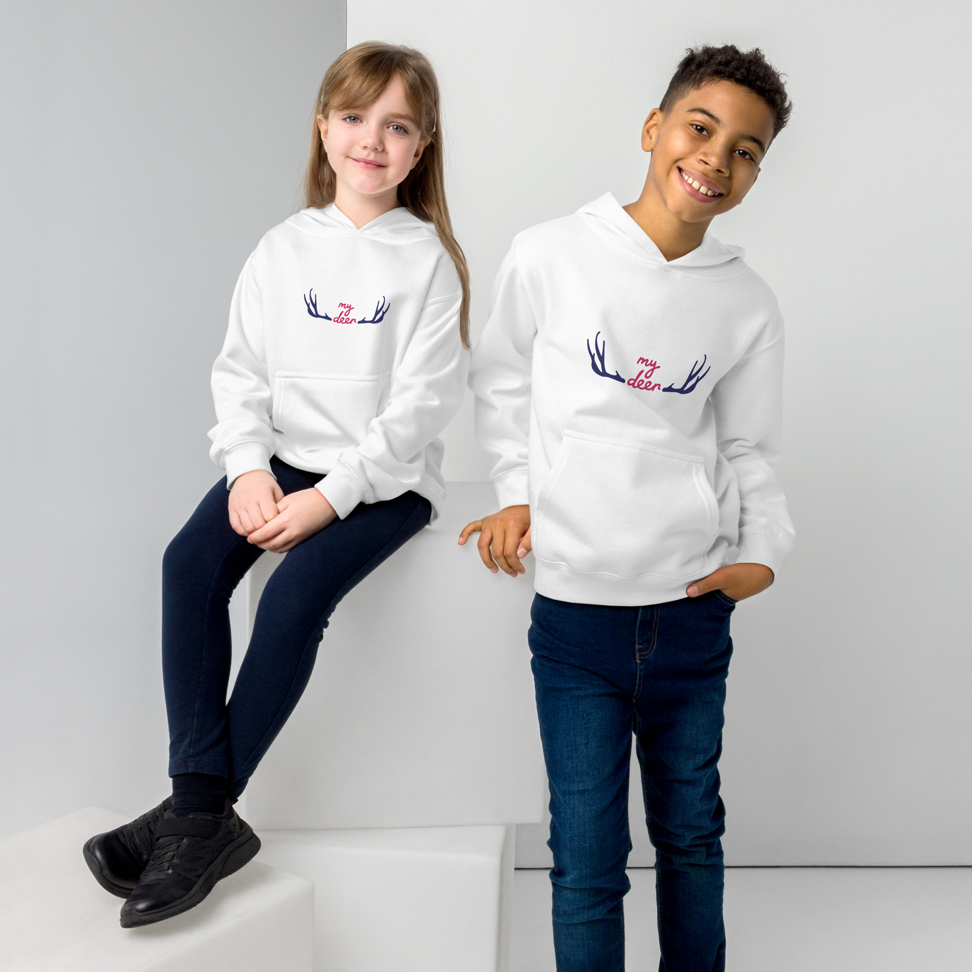 Kids fleece hoodie - Image 2