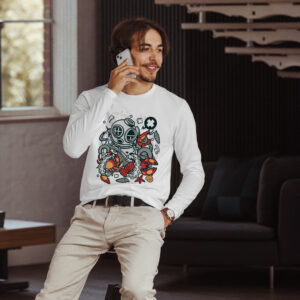 Long Sleeve Fitted Crew