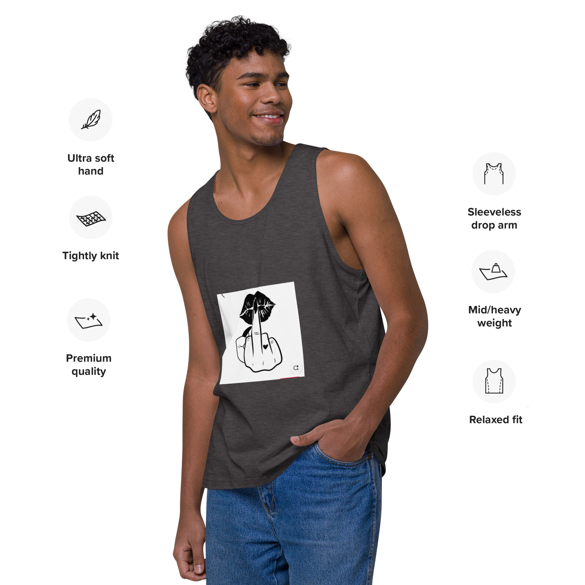 Men’s premium tank top - Image 25