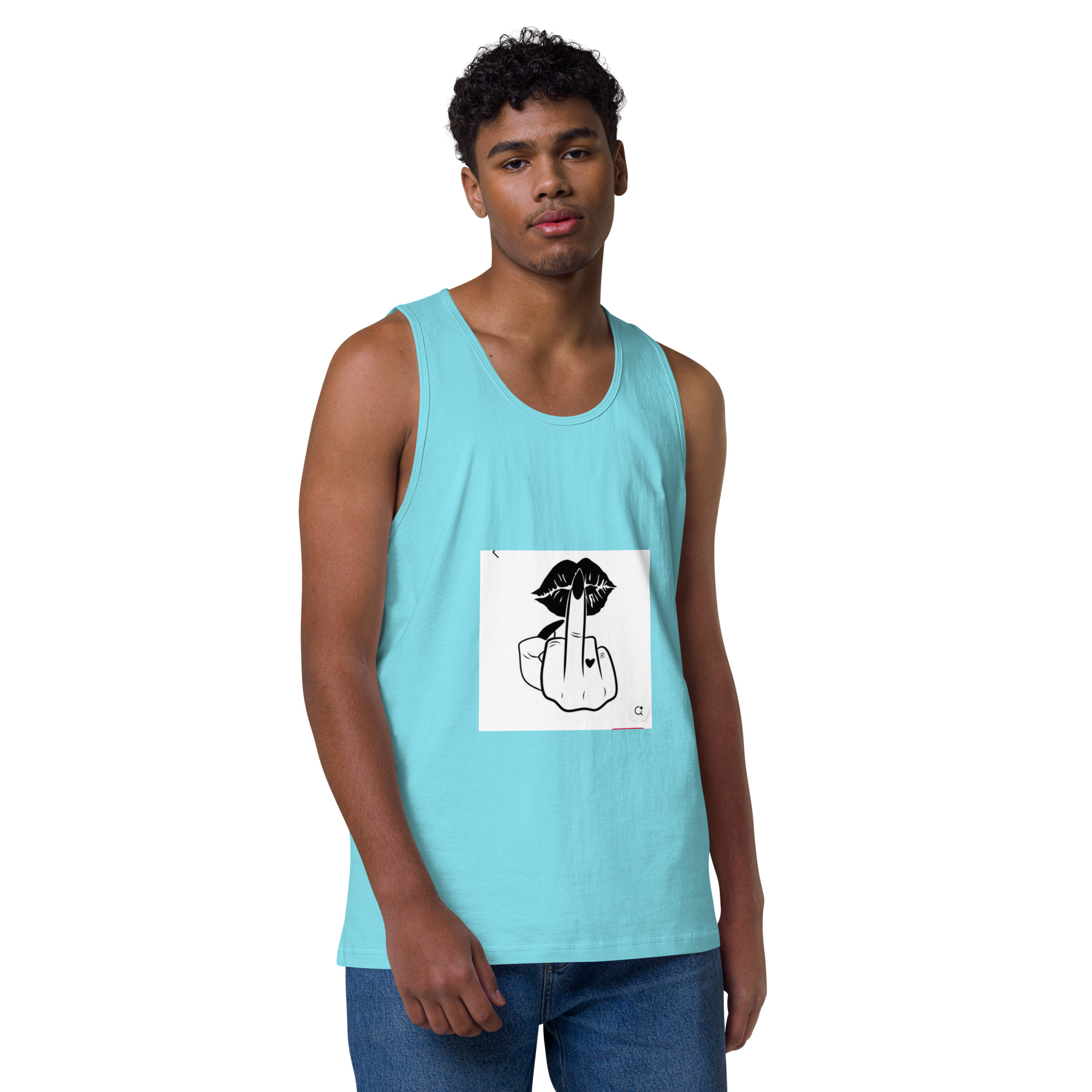Men’s premium tank top - Image 14