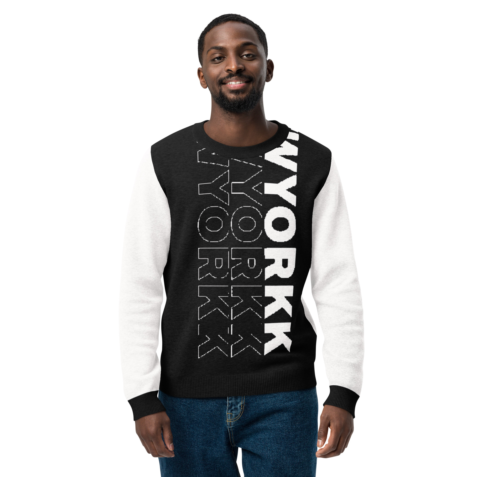 Knitted crew neck sweater - Image 7