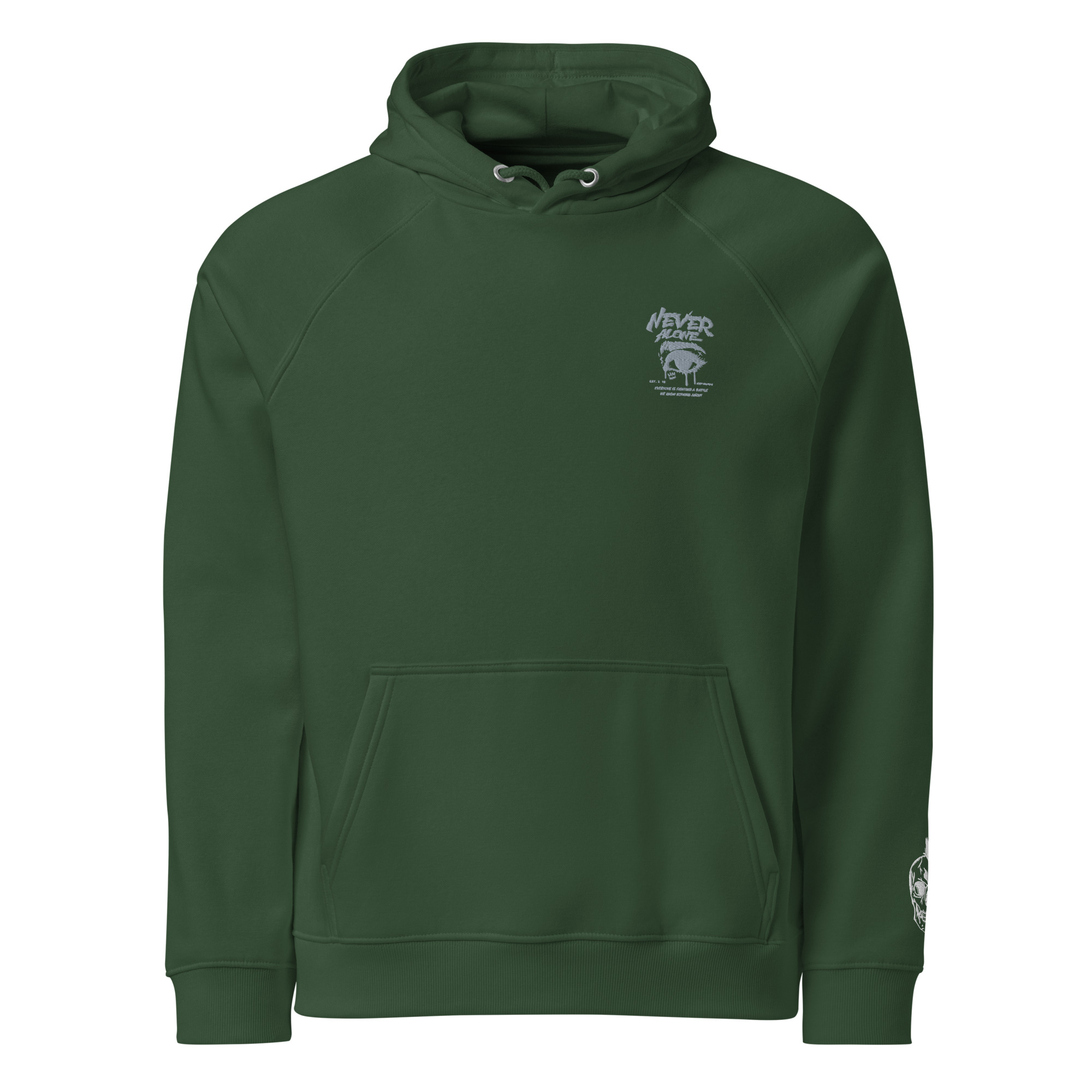 Unisex eco raglan hoodie - Image 3