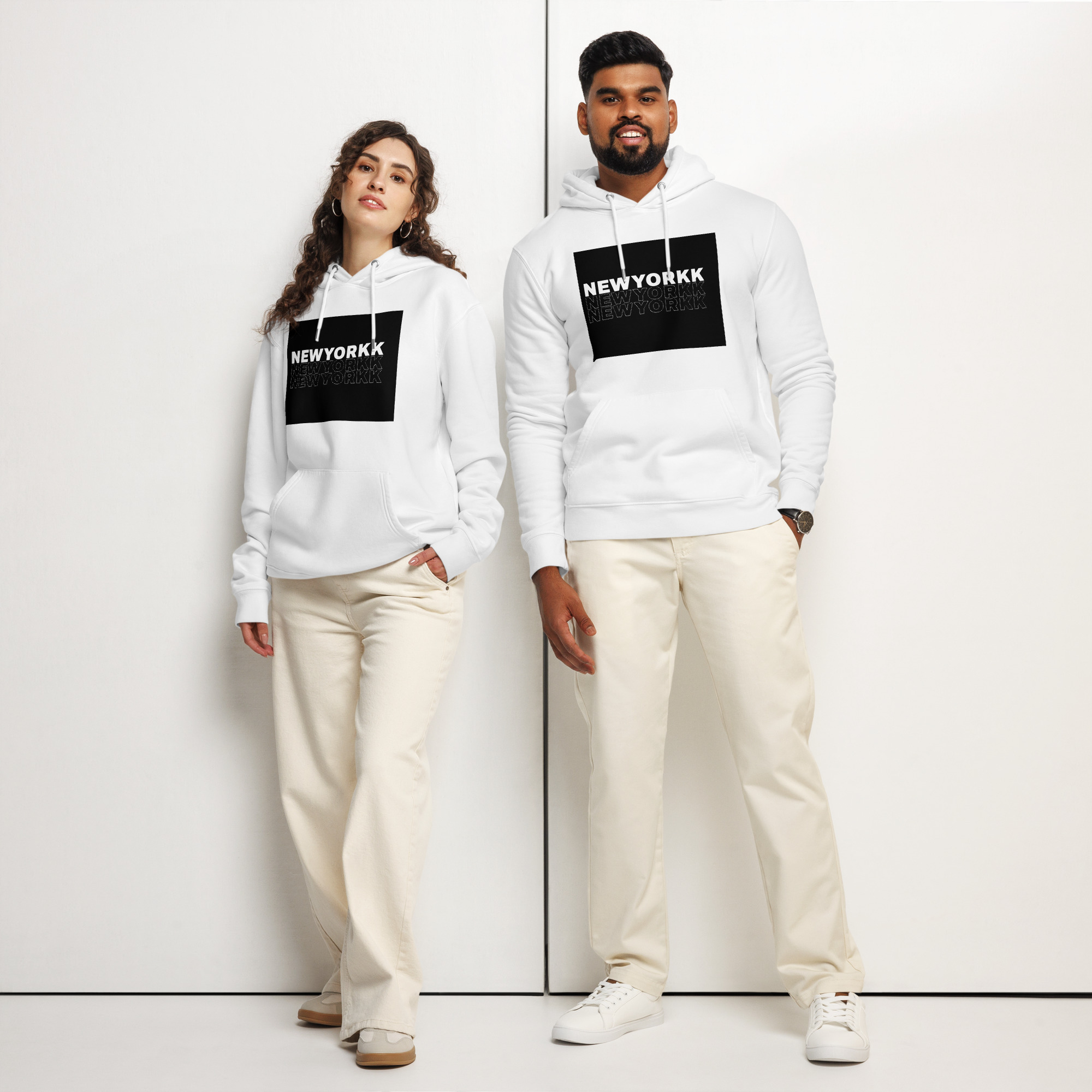 Unisex essential organic hoodie - Image 3