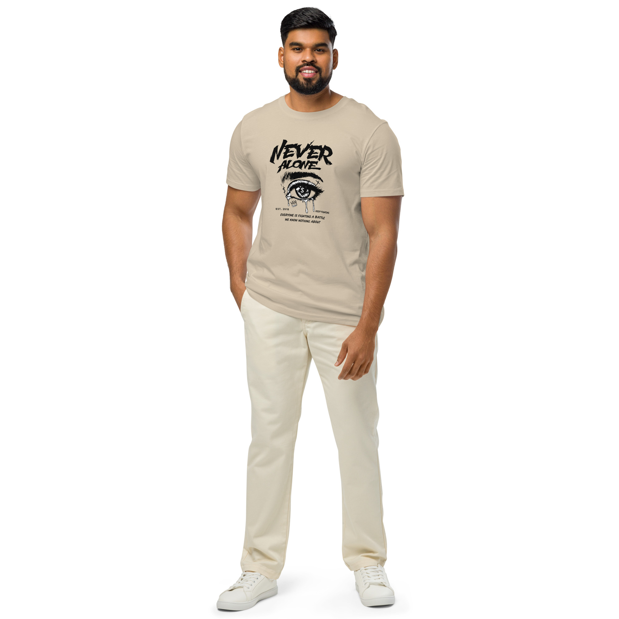 Unisex organic mid-light t-shirt - Image 9