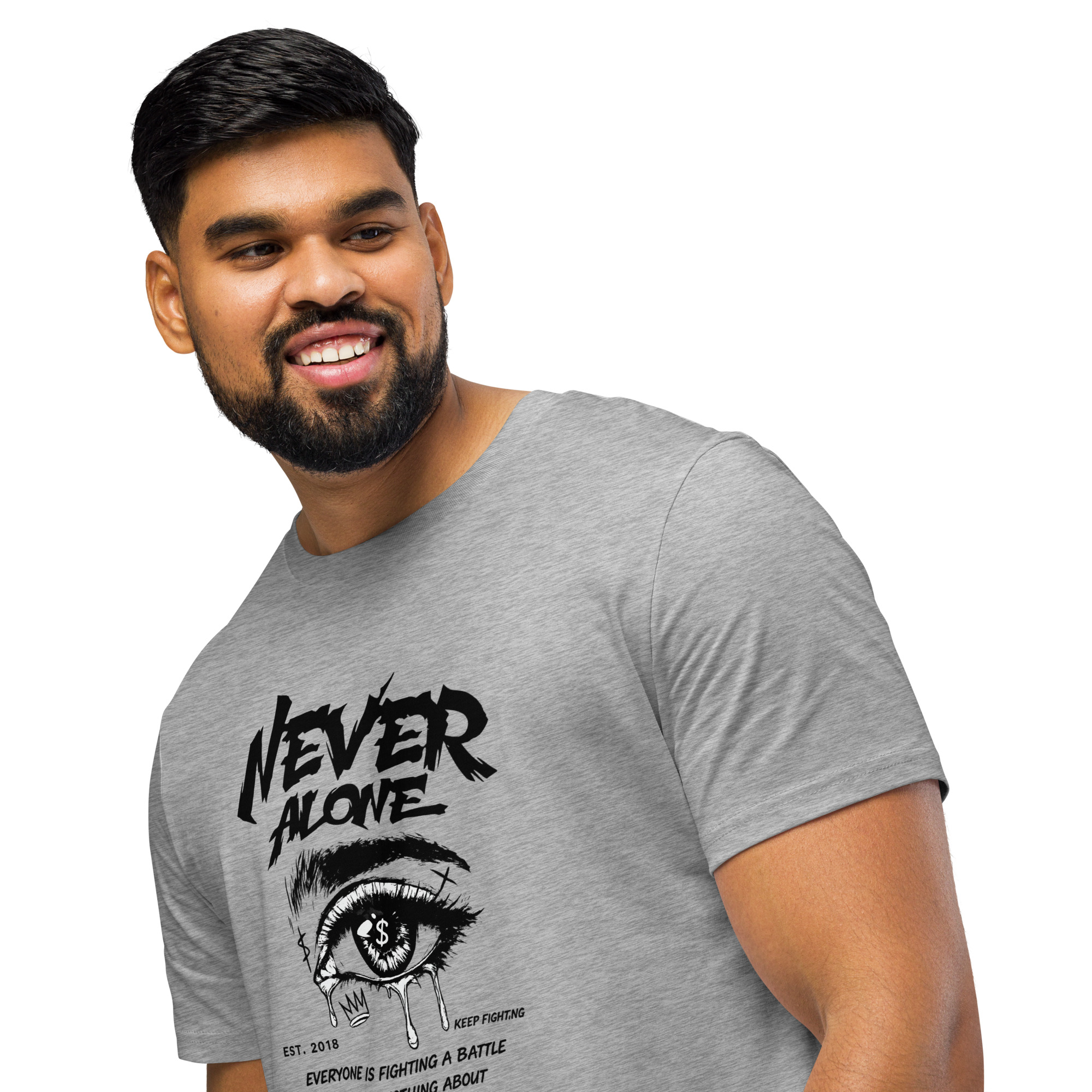 Unisex organic mid-light t-shirt - Image 12