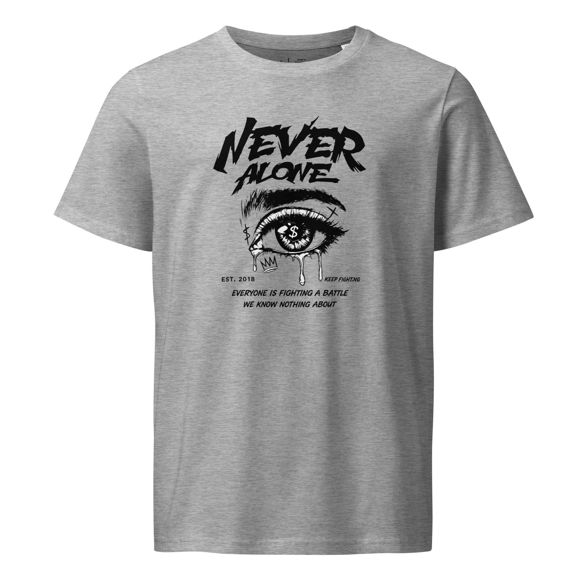 Unisex organic mid-light t-shirt - Image 18