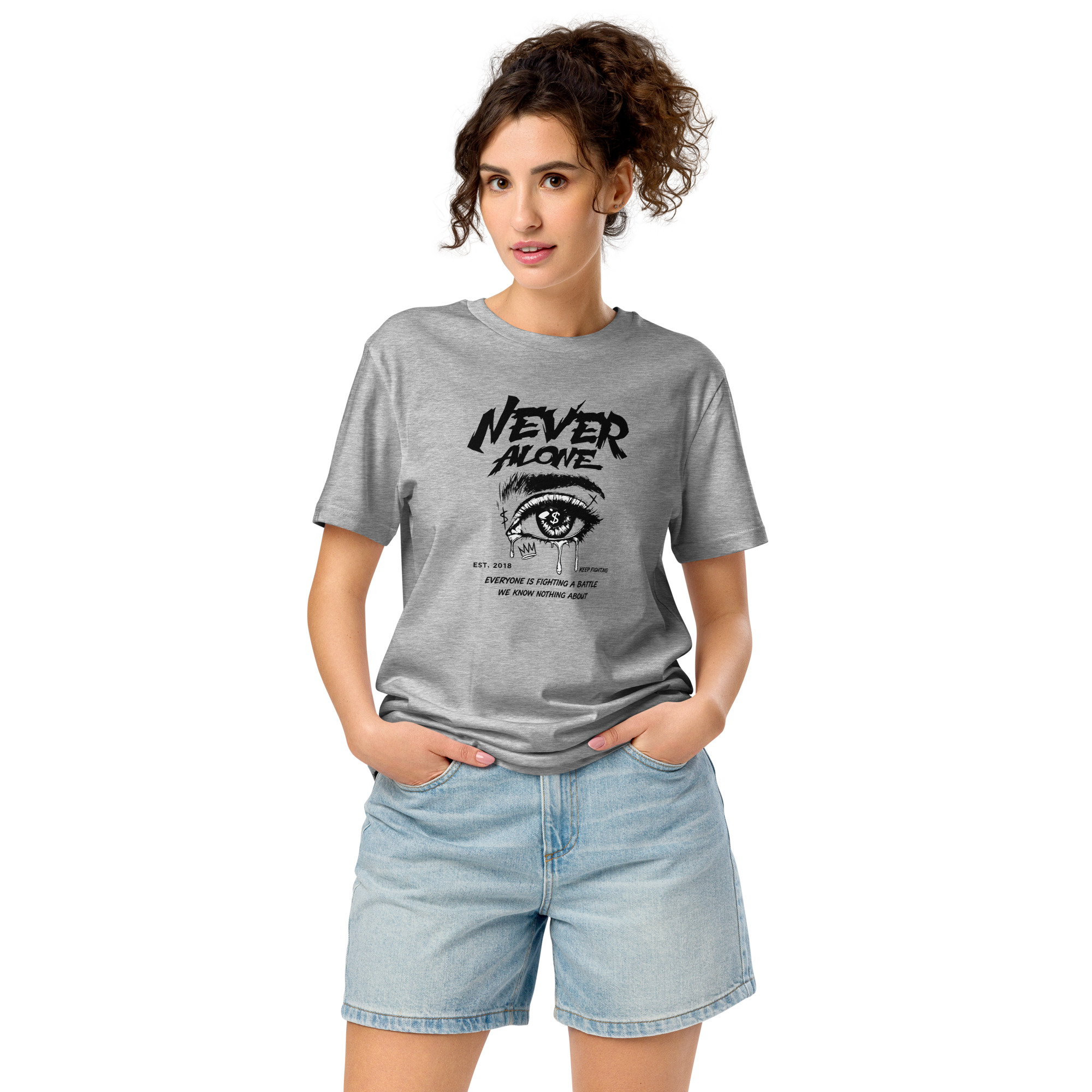 Unisex organic mid-light t-shirt - Image 2