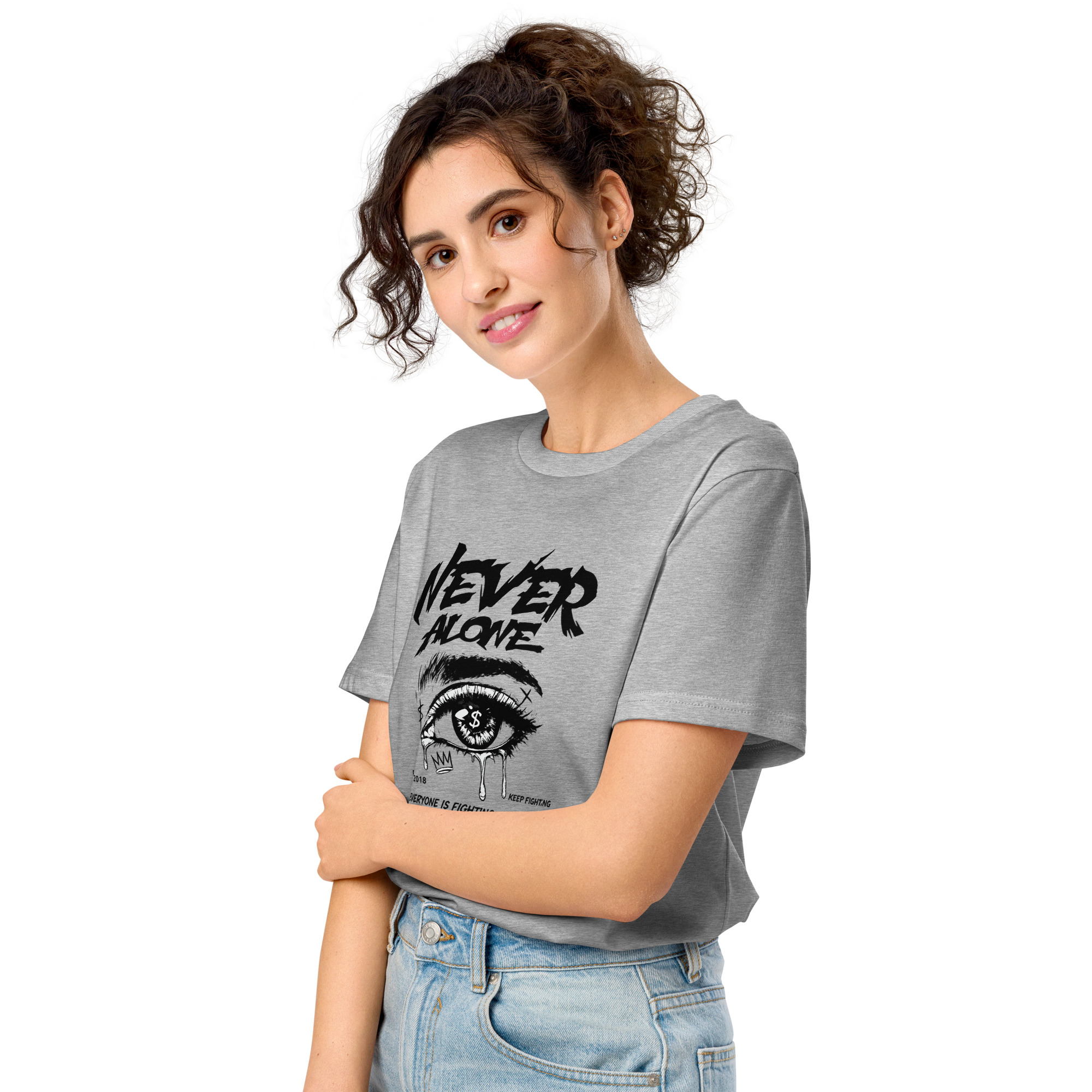 Unisex organic mid-light t-shirt - Image 7