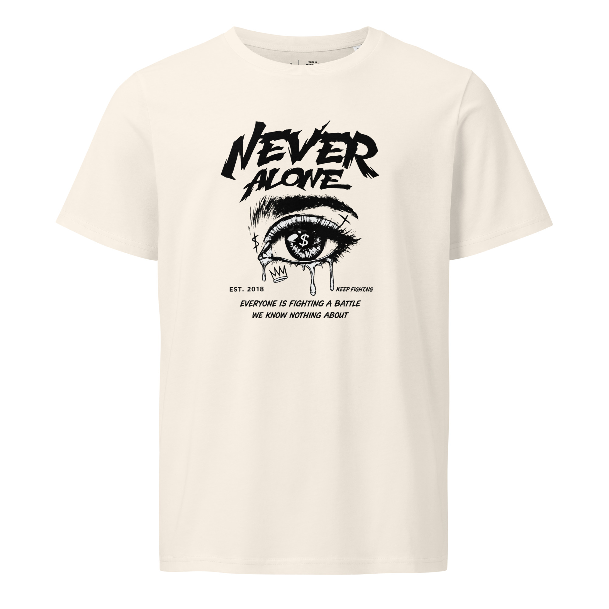 Unisex organic mid-light t-shirt - Image 19