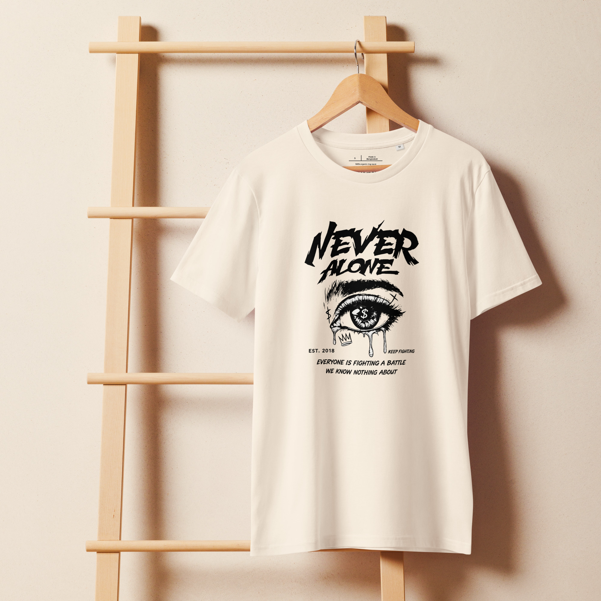 Unisex organic mid-light t-shirt - Image 15
