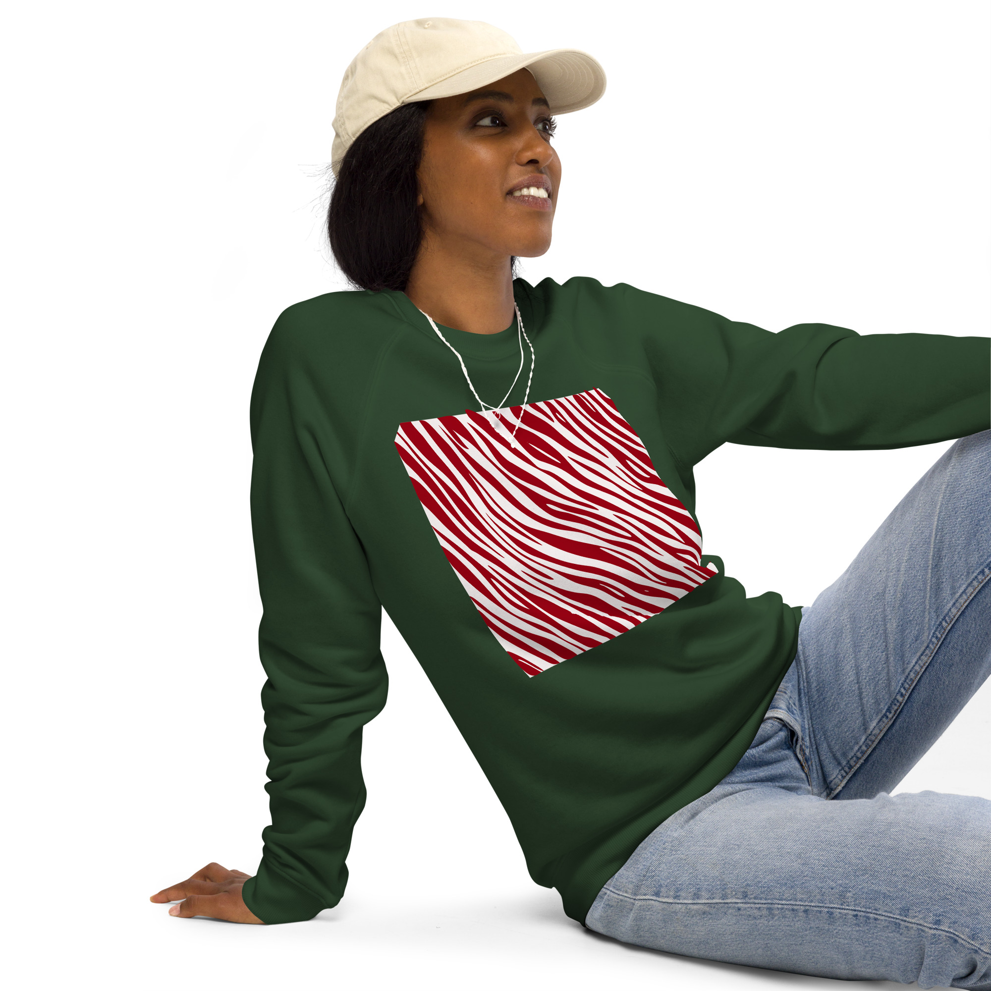 Organic raglan sweatshirt - Image 19