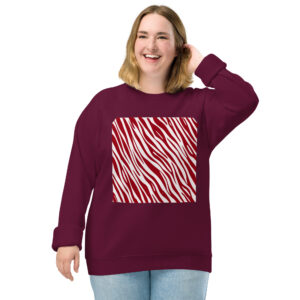 Organic raglan sweatshirt