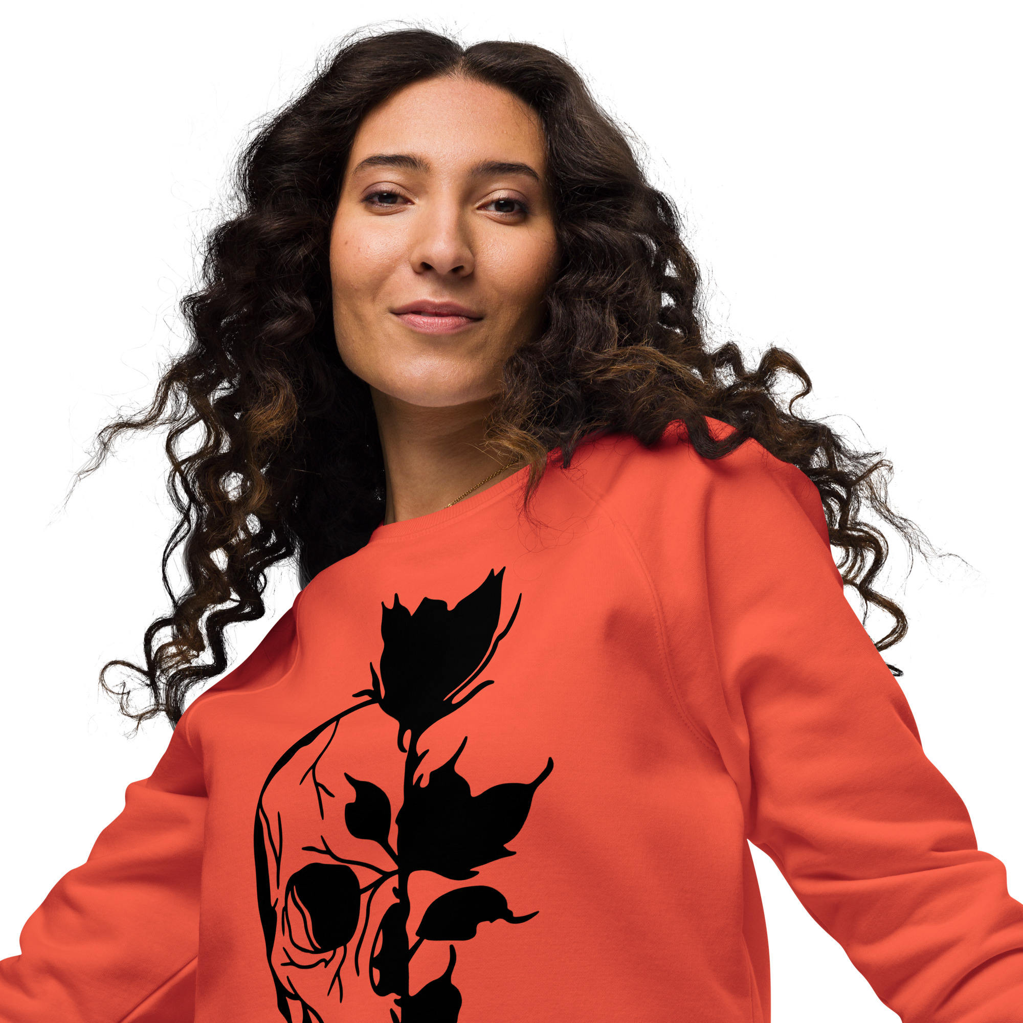 Unisex organic raglan sweatshirt - Image 28