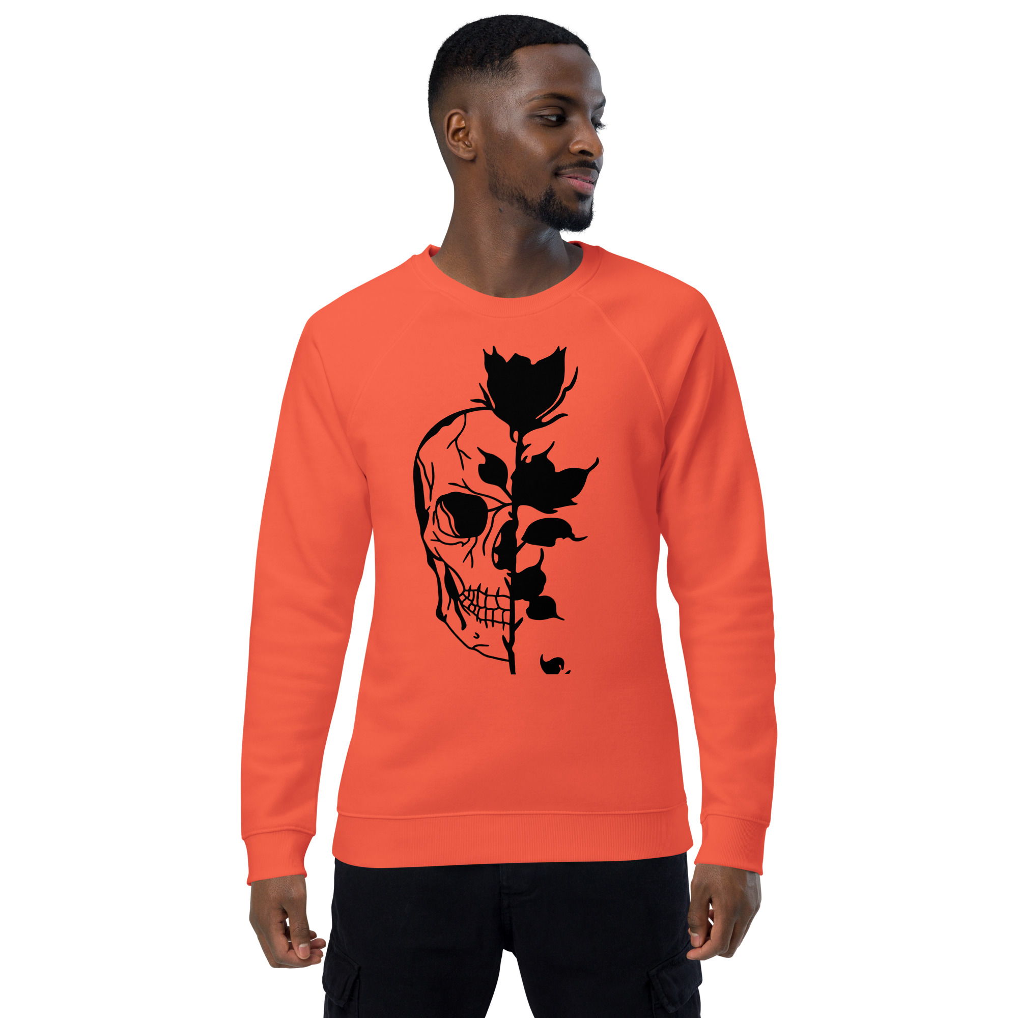 Unisex organic raglan sweatshirt - Image 5
