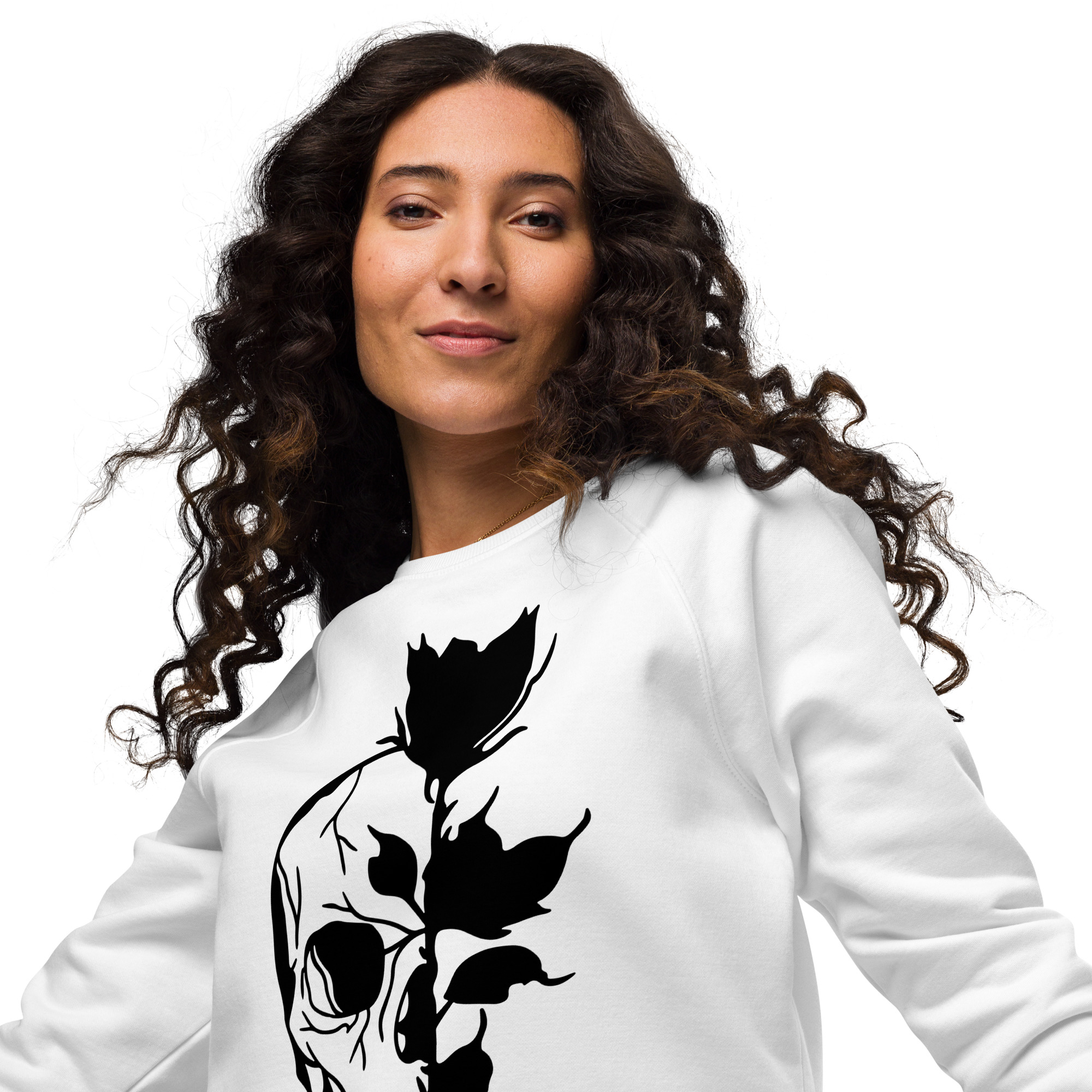 Unisex organic raglan sweatshirt - Image 29