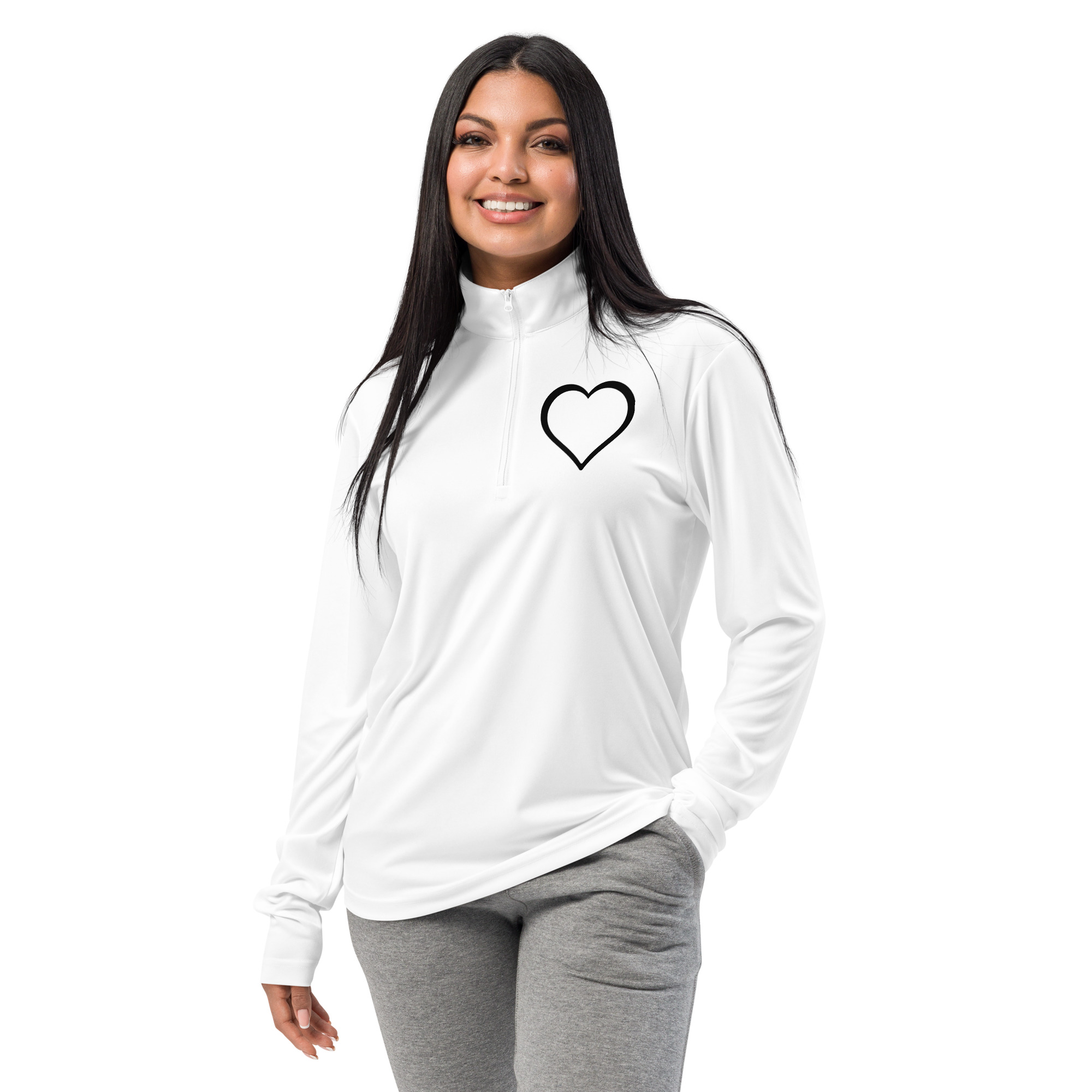 Lightweight quarter-zip pullover